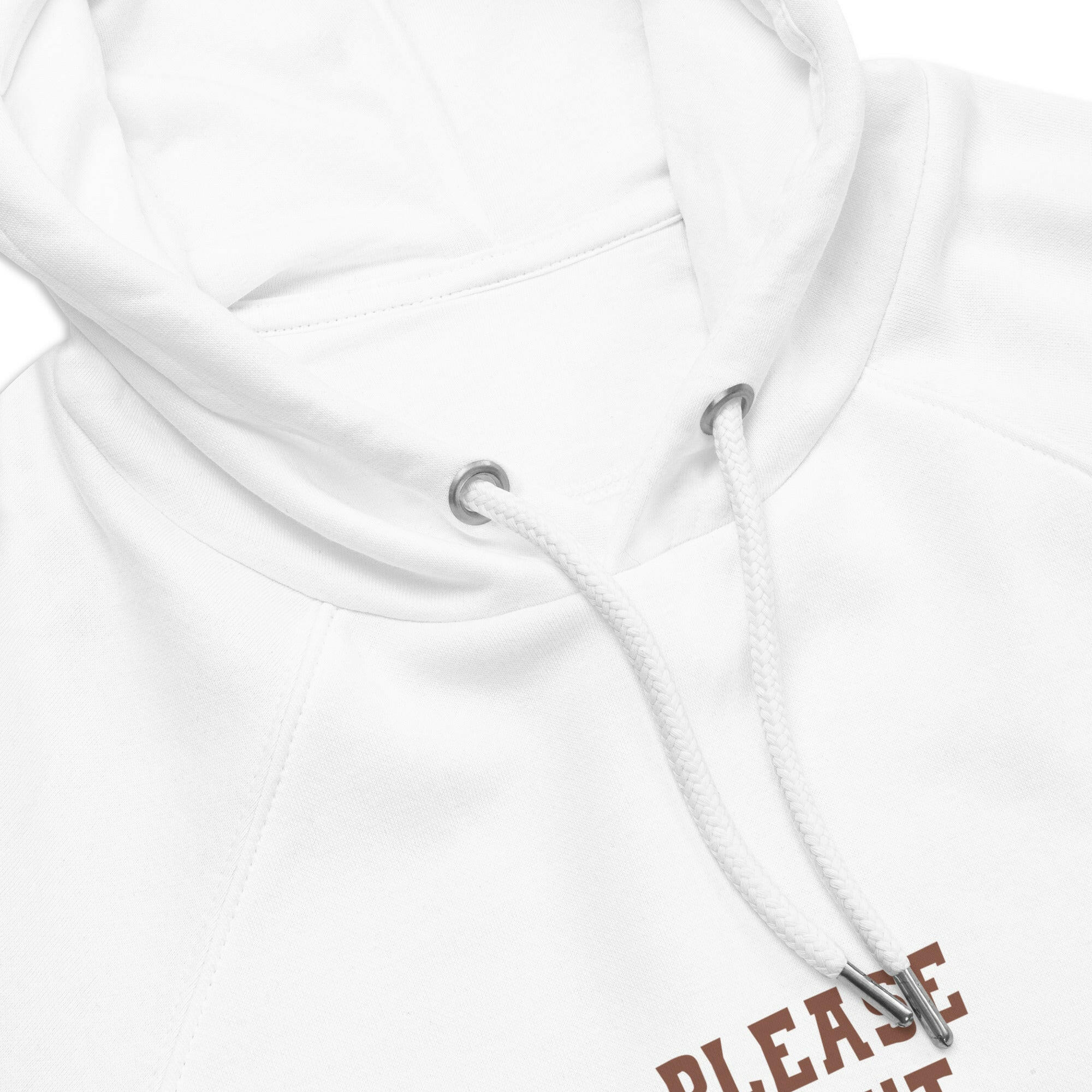 Unisex eco raglan hoodie Don't Yodel After Midnight
