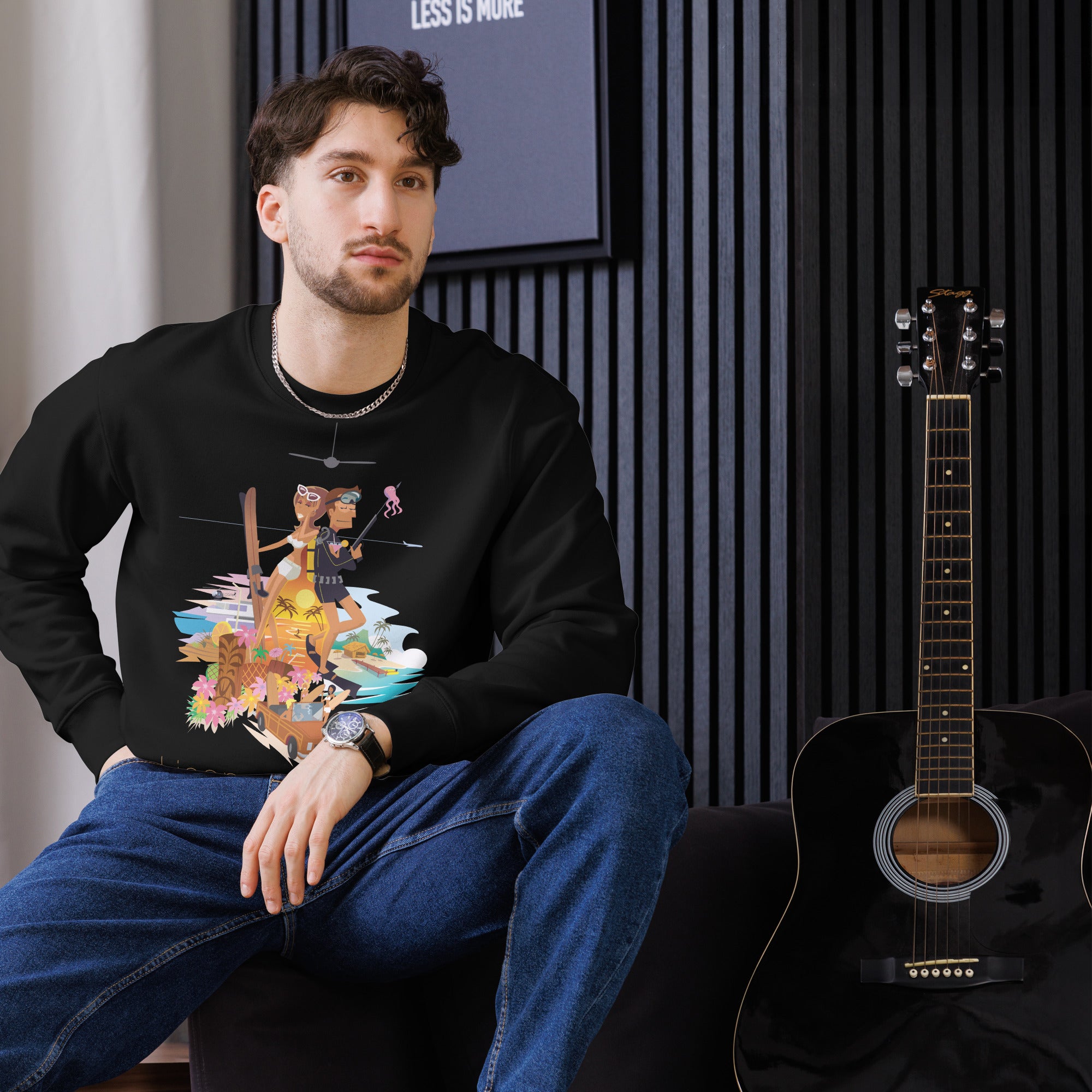 Sweat écologique unisexe épais License to Chill Vamos a la Playa