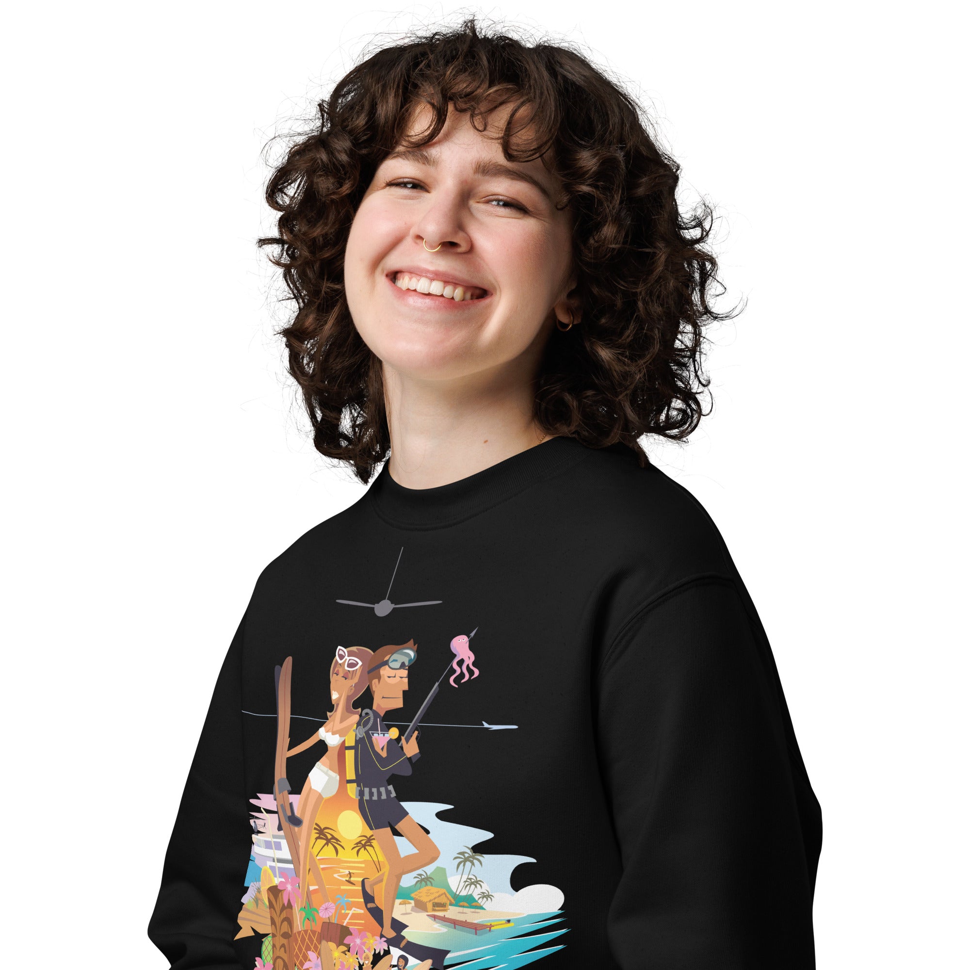 Sweat écologique unisexe épais License to Chill Vamos a la Playa