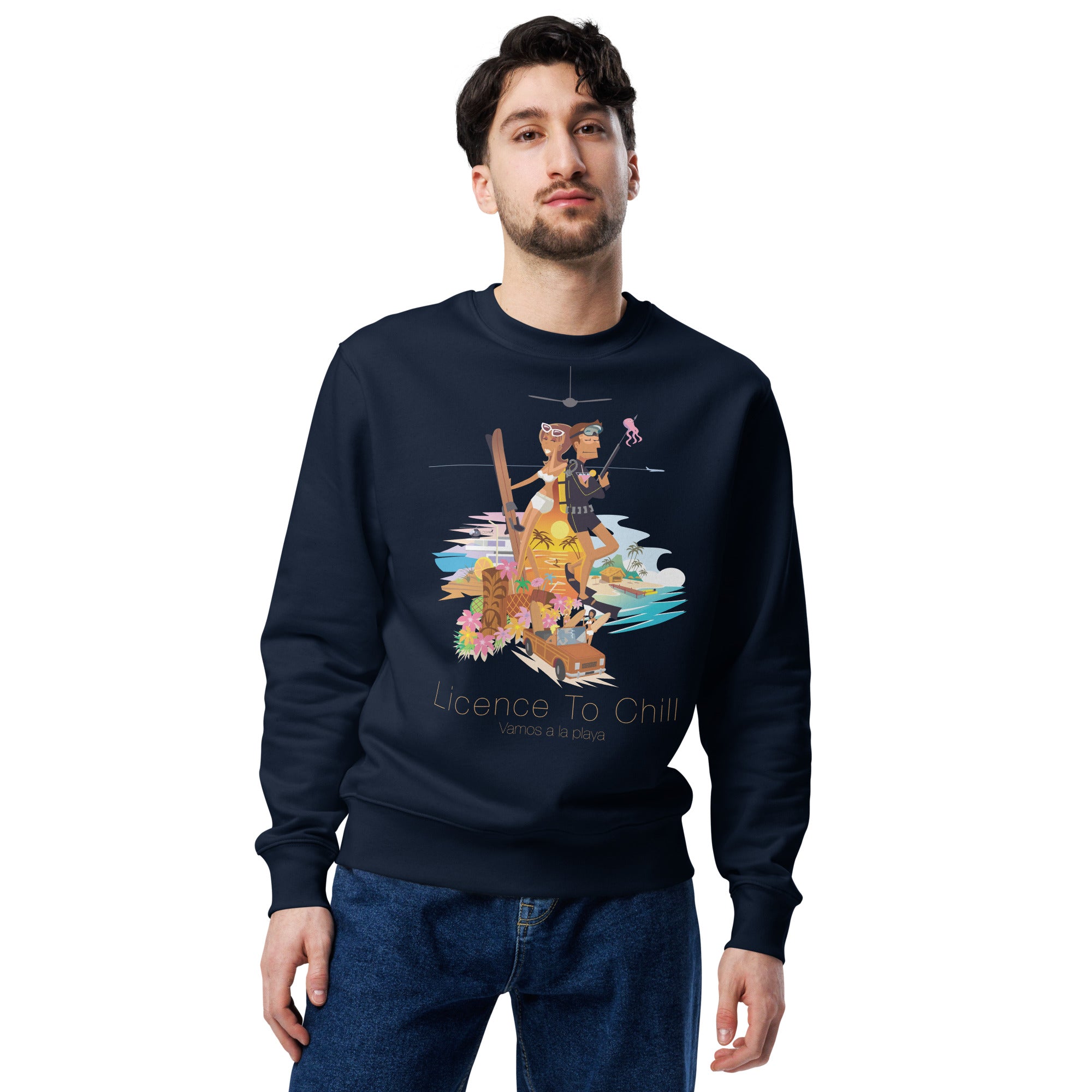 Sweat écologique unisexe épais License to Chill Vamos a la Playa