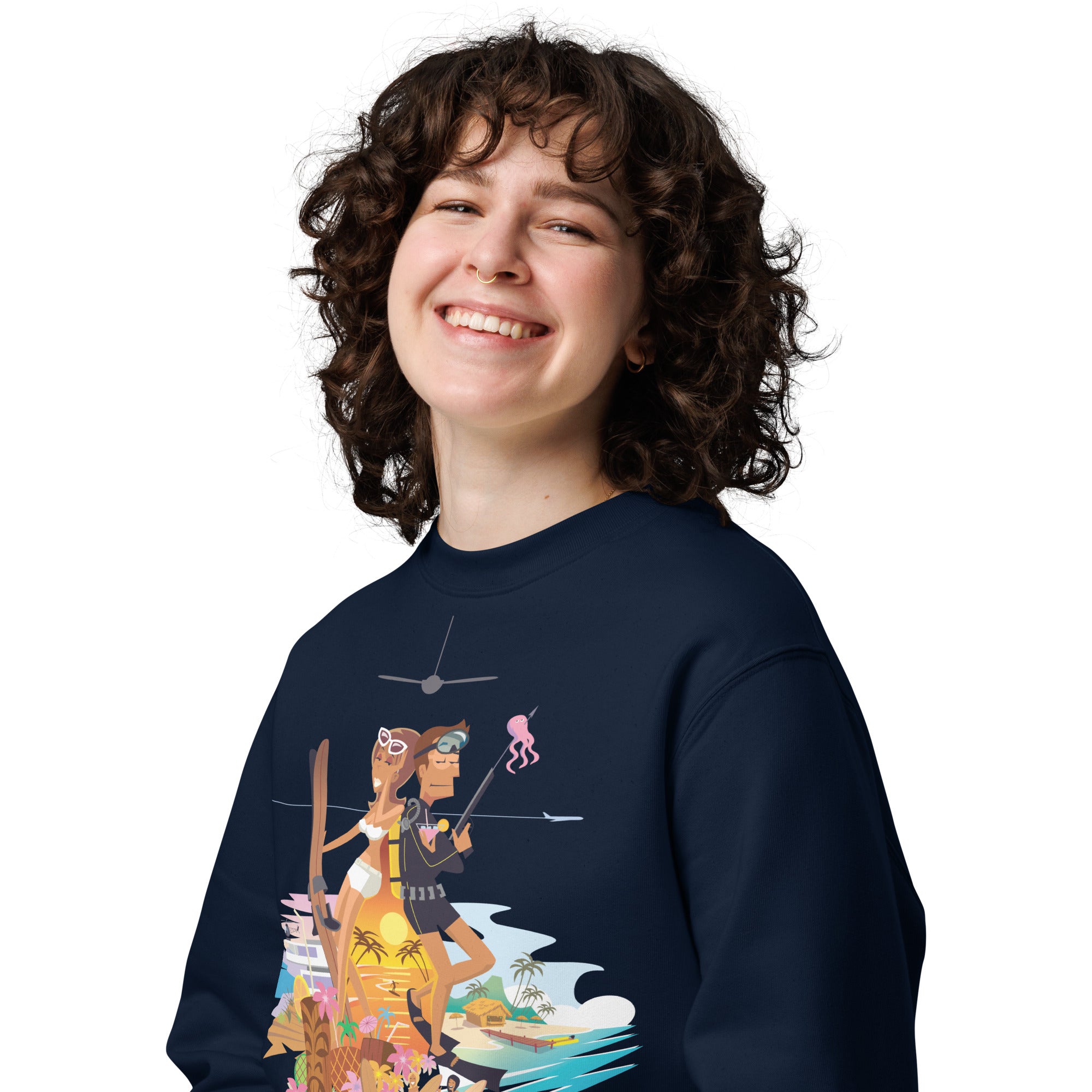 Sweat écologique unisexe épais License to Chill Vamos a la Playa