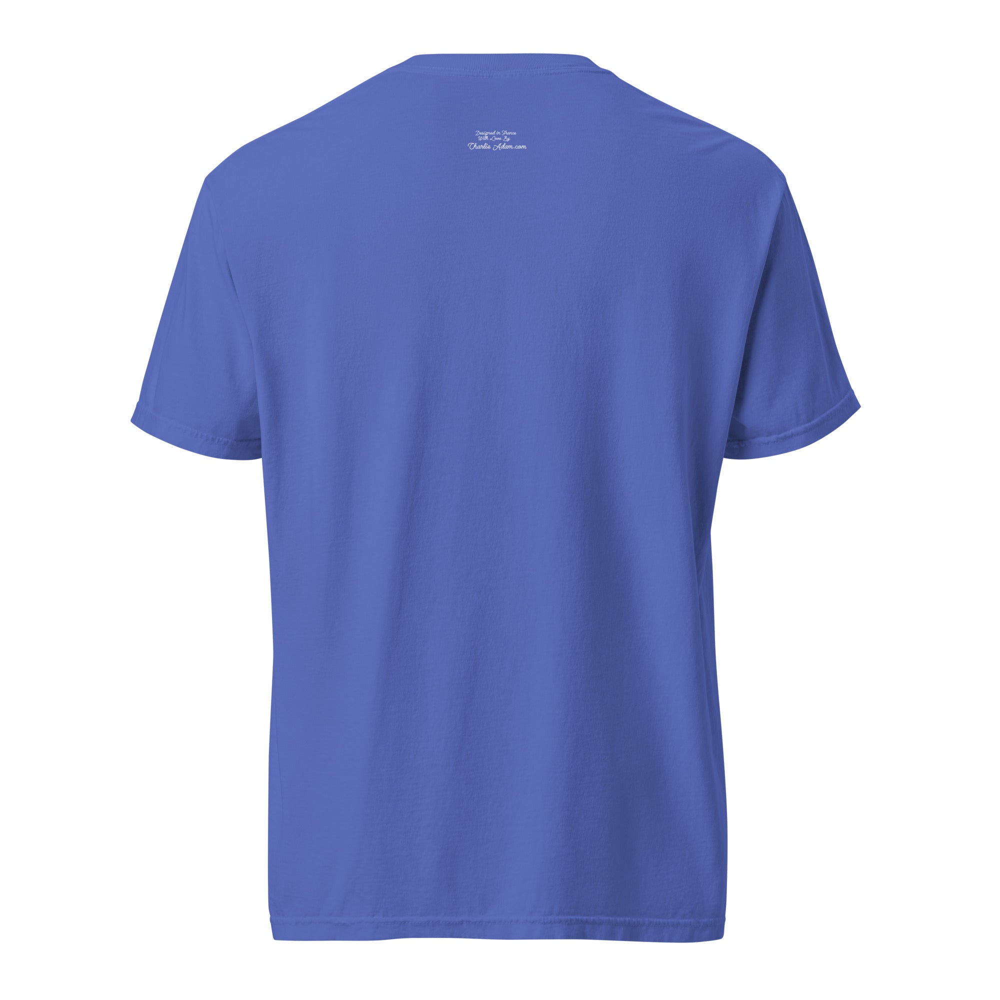 Unisex garment-dyed heavyweight t-shirt License to Chill Vamos a la Playa on dark colors