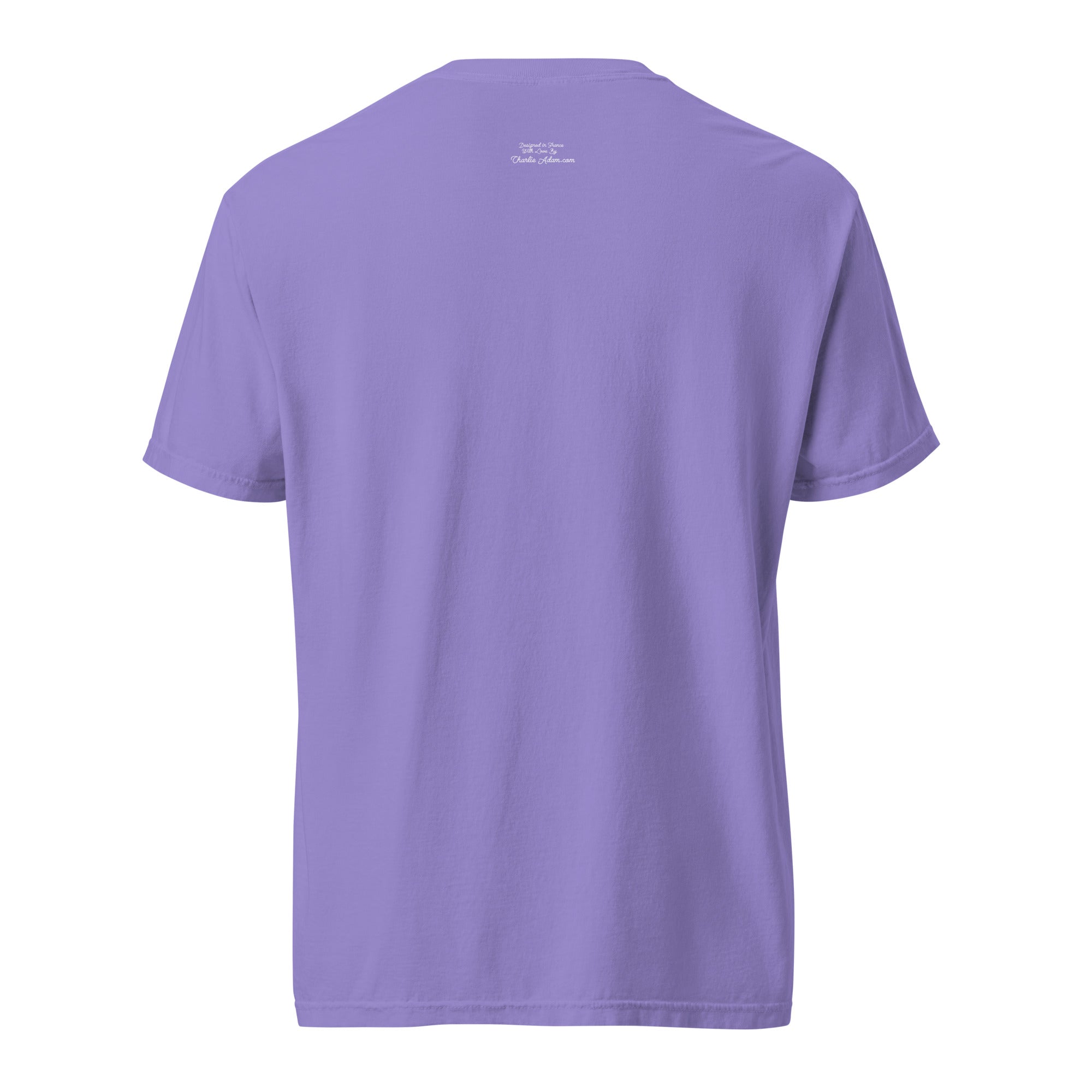 Unisex garment-dyed heavyweight t-shirt License to Chill Vamos a la Playa on dark colors