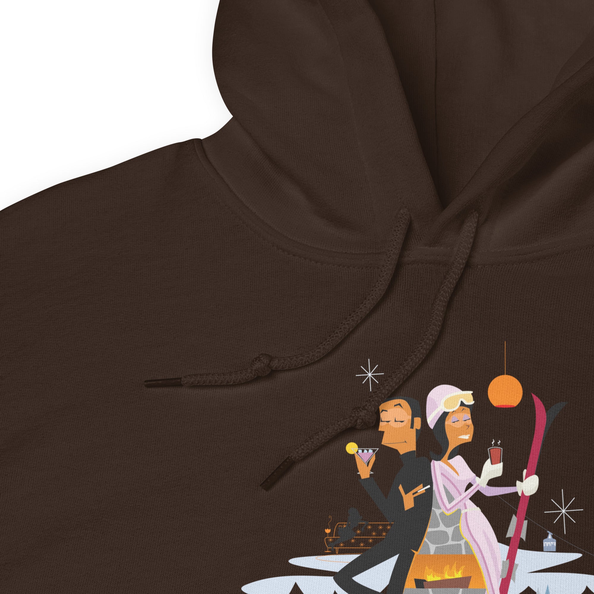 Sweat à capuche d'hiver unisexe License To Chill Mission Après-Ski sur couleurs foncées