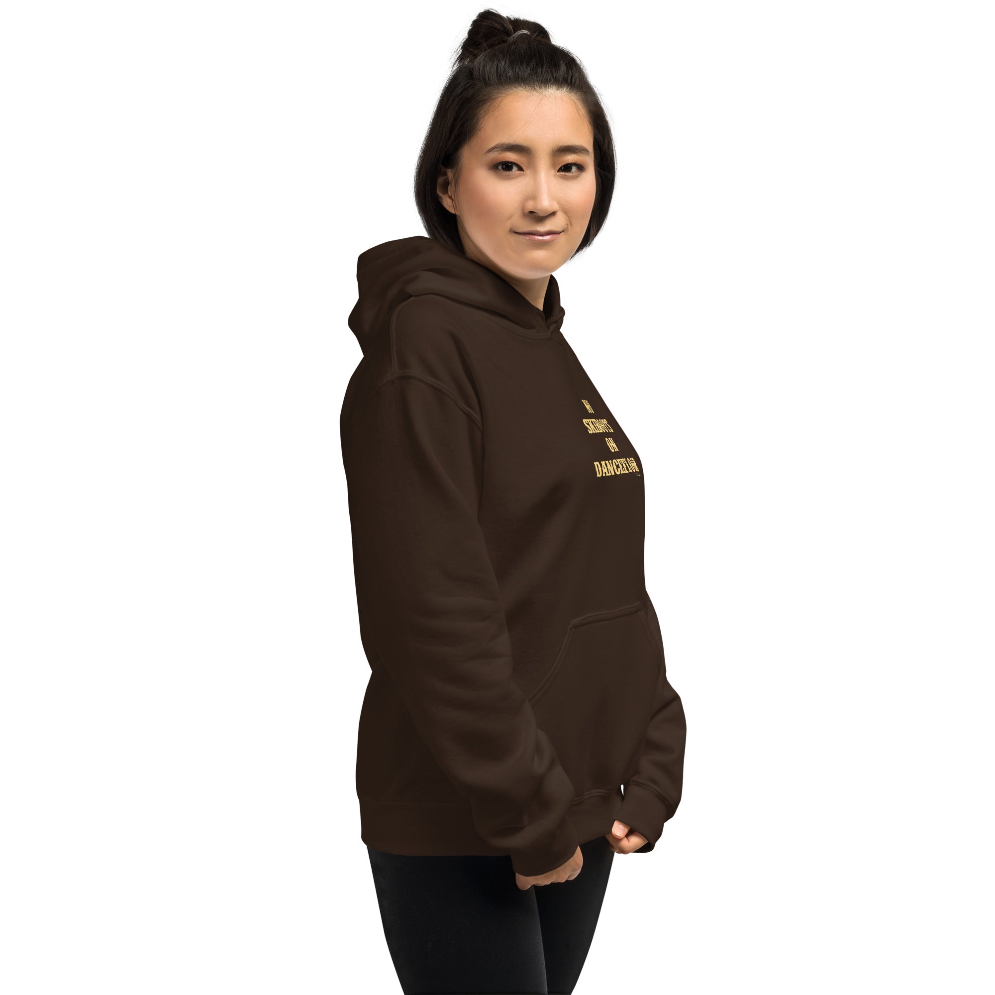 Unisex Hoodie No Skiboots on Dancefloor on dark colors