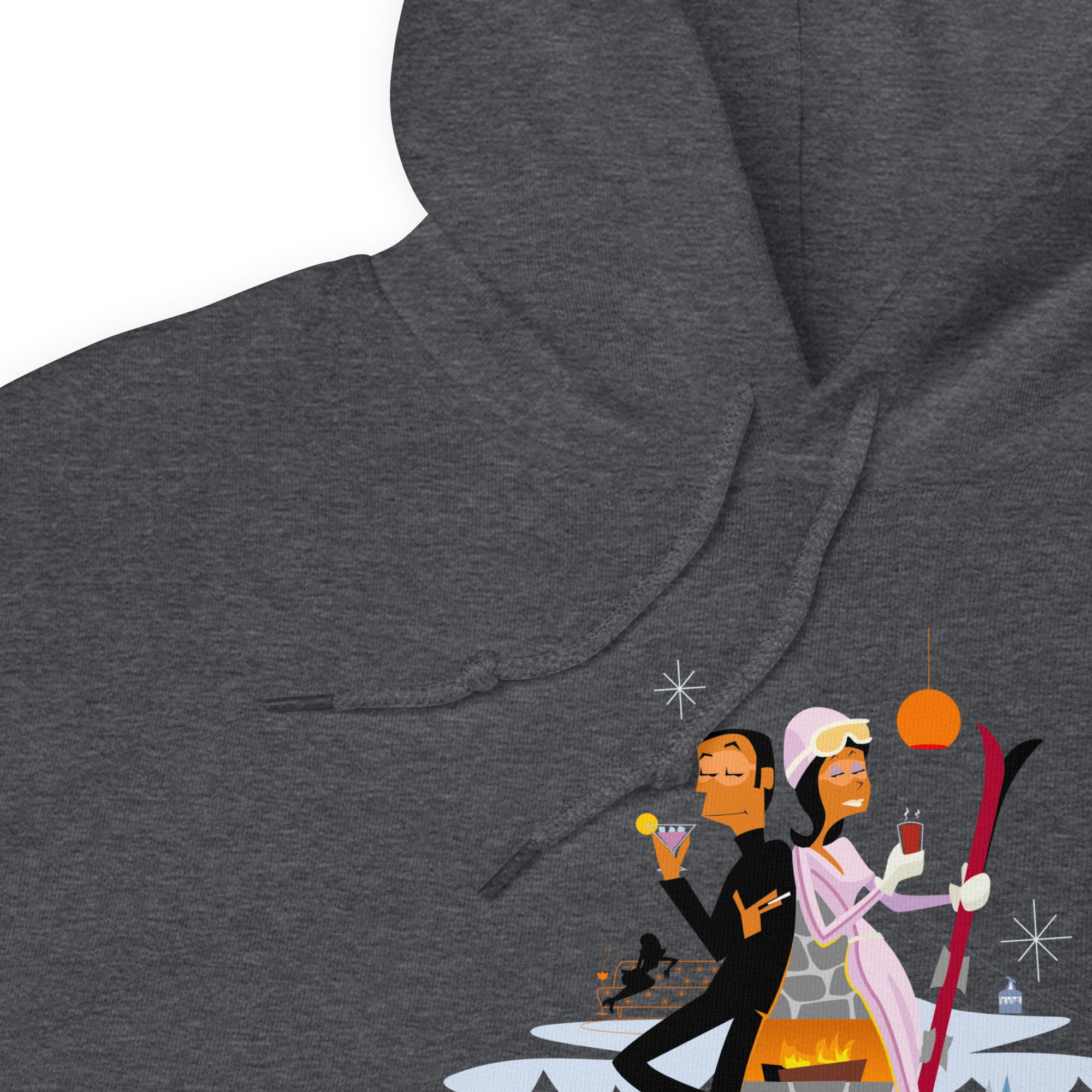 Sweat à capuche d'hiver unisexe License To Chill Mission Après-Ski sur couleurs foncées