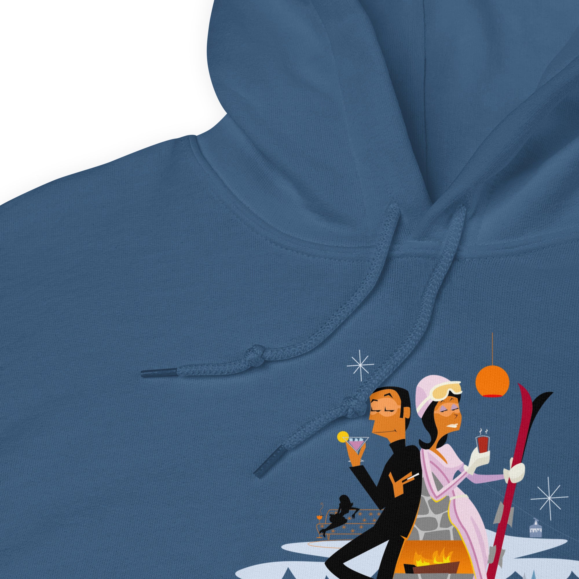 Sweat à capuche d'hiver unisexe License To Chill Mission Après-Ski sur couleurs foncées