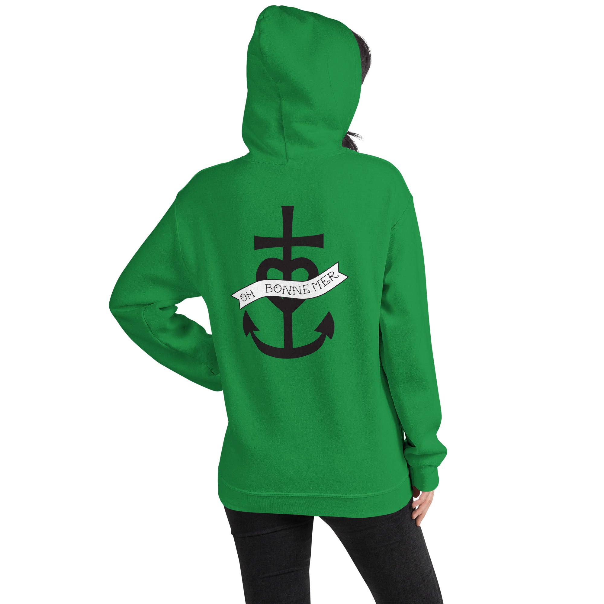 Unisex Hoodie Oh Bonne Mer 1 (front & back)