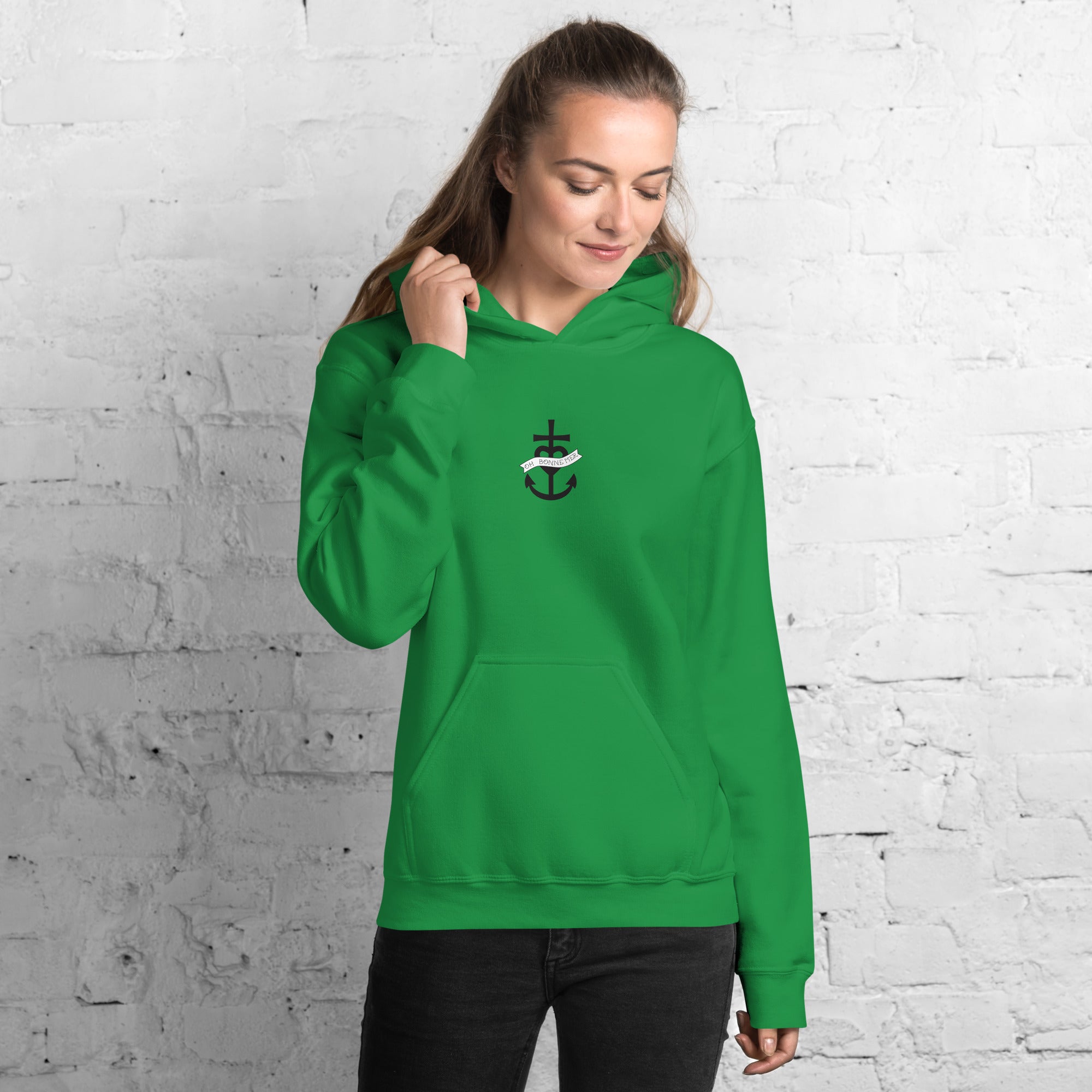 Unisex Hoodie Oh Bonne Mer 1 (front & back)