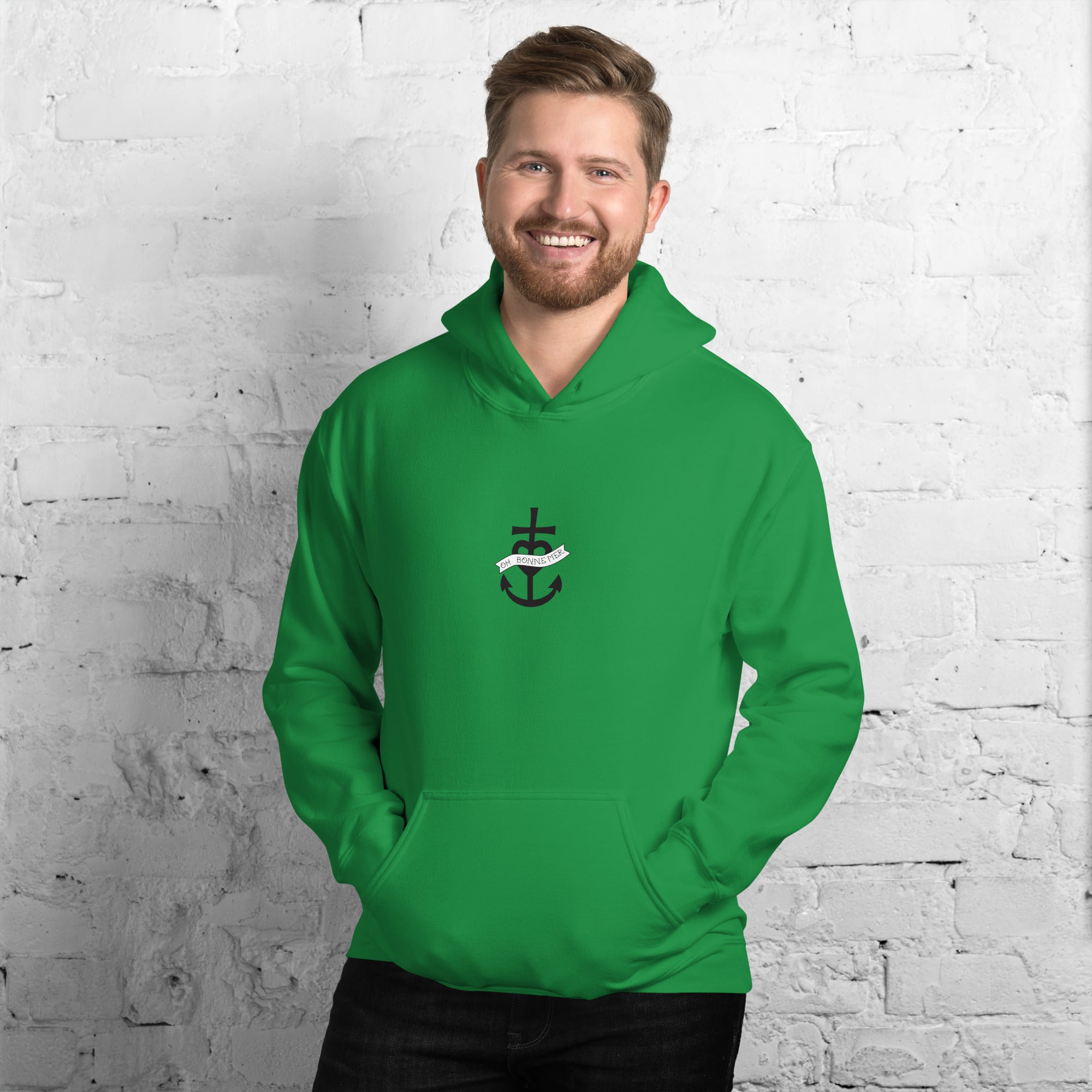 Unisex Hoodie Oh Bonne Mer 1 (front & back)