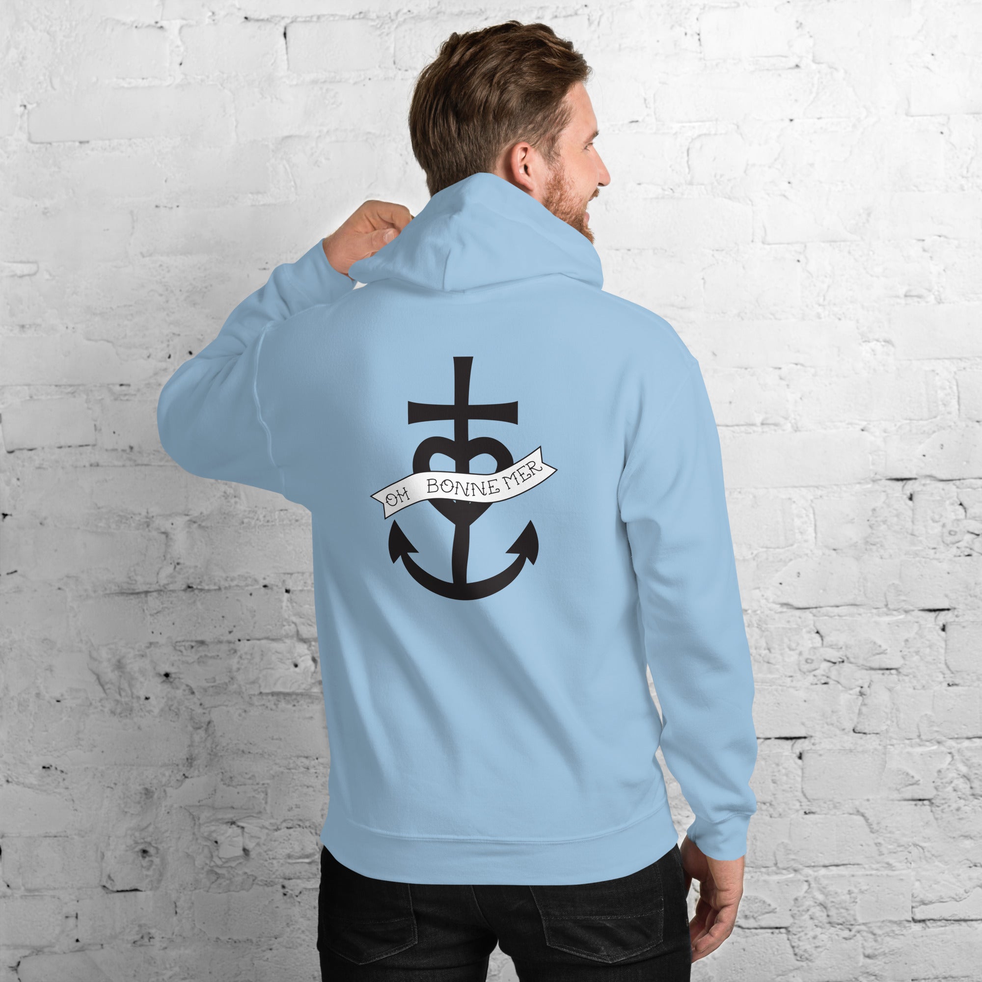 Unisex Hoodie Oh Bonne Mer 1 (front & back)