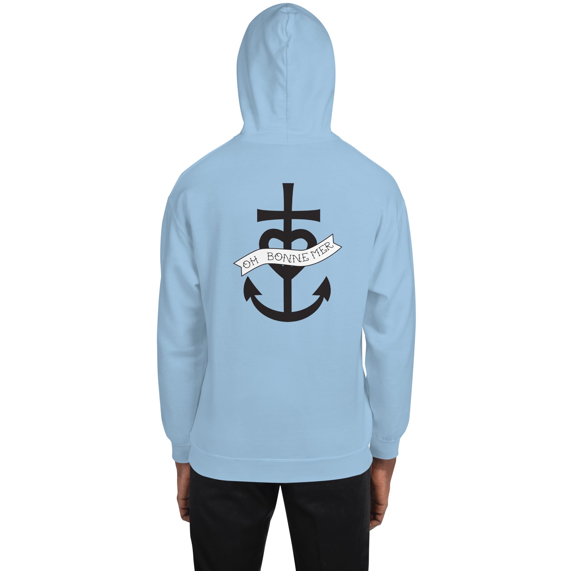 Unisex Hoodie Oh Bonne Mer 1 (front & back)