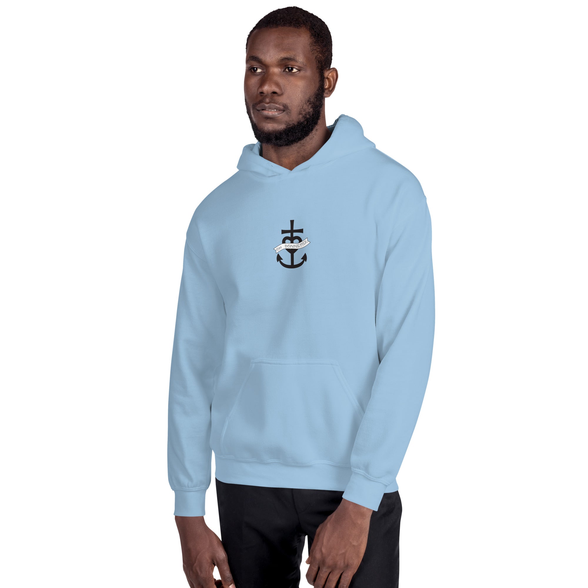 Unisex Hoodie Oh Bonne Mer 1 (front & back)