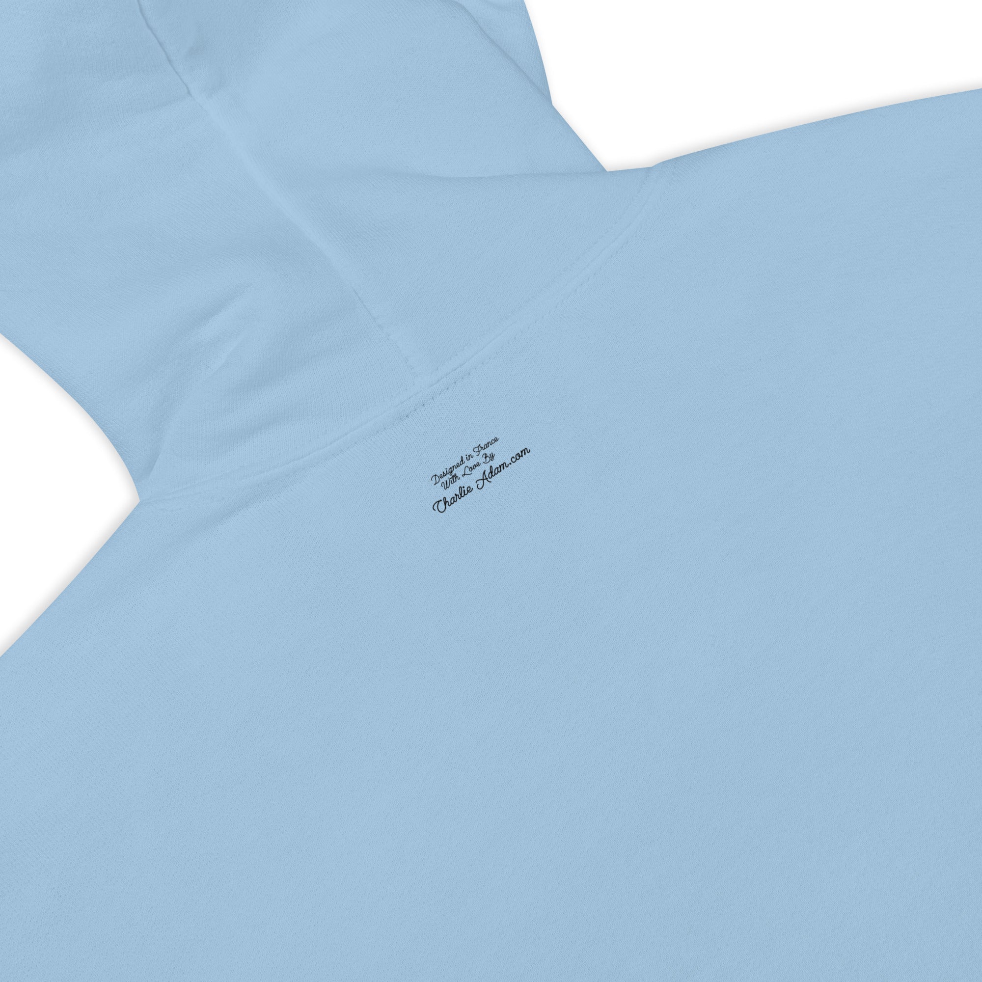 Sweat à capuche d'hiver unisexe Oh Bonne Mer 2 sur couleurs claires