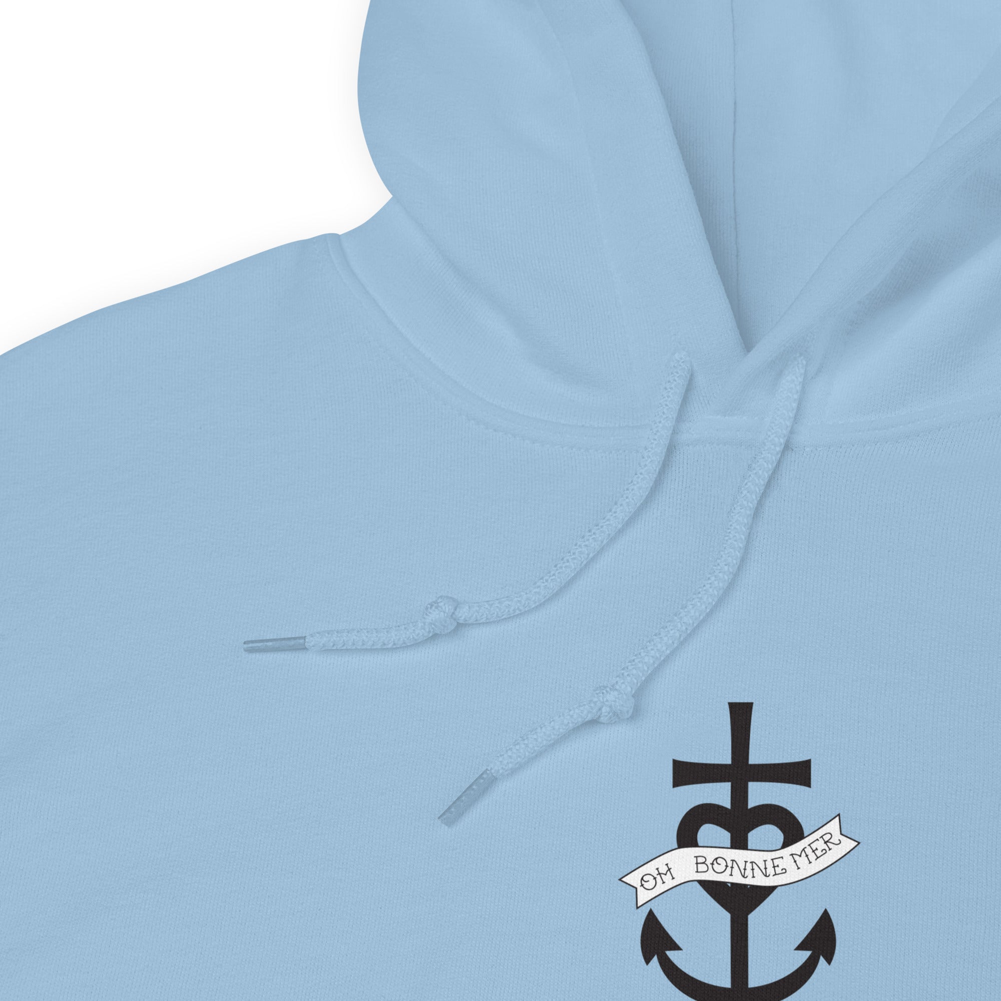 Unisex Hoodie Oh Bonne Mer 1 (front & back)