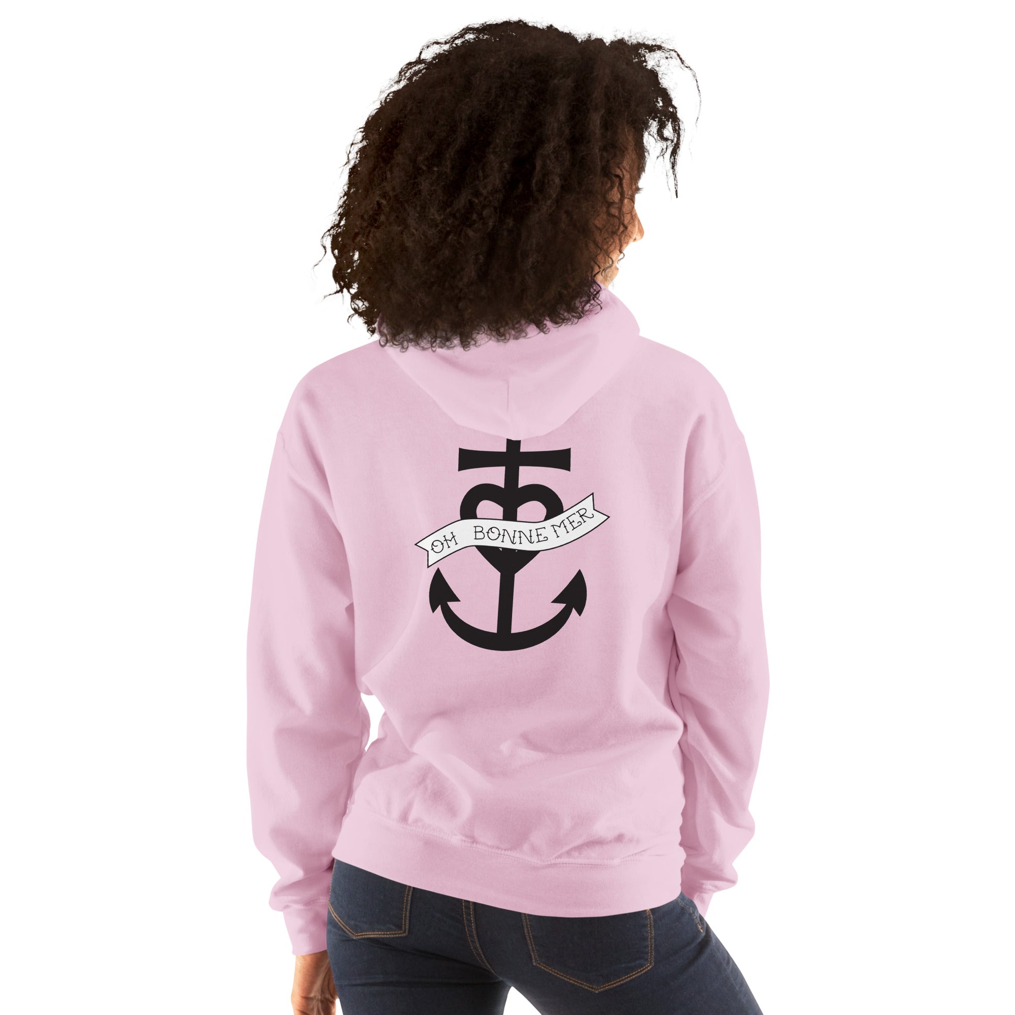 Unisex Hoodie Oh Bonne Mer 1 (front & back)