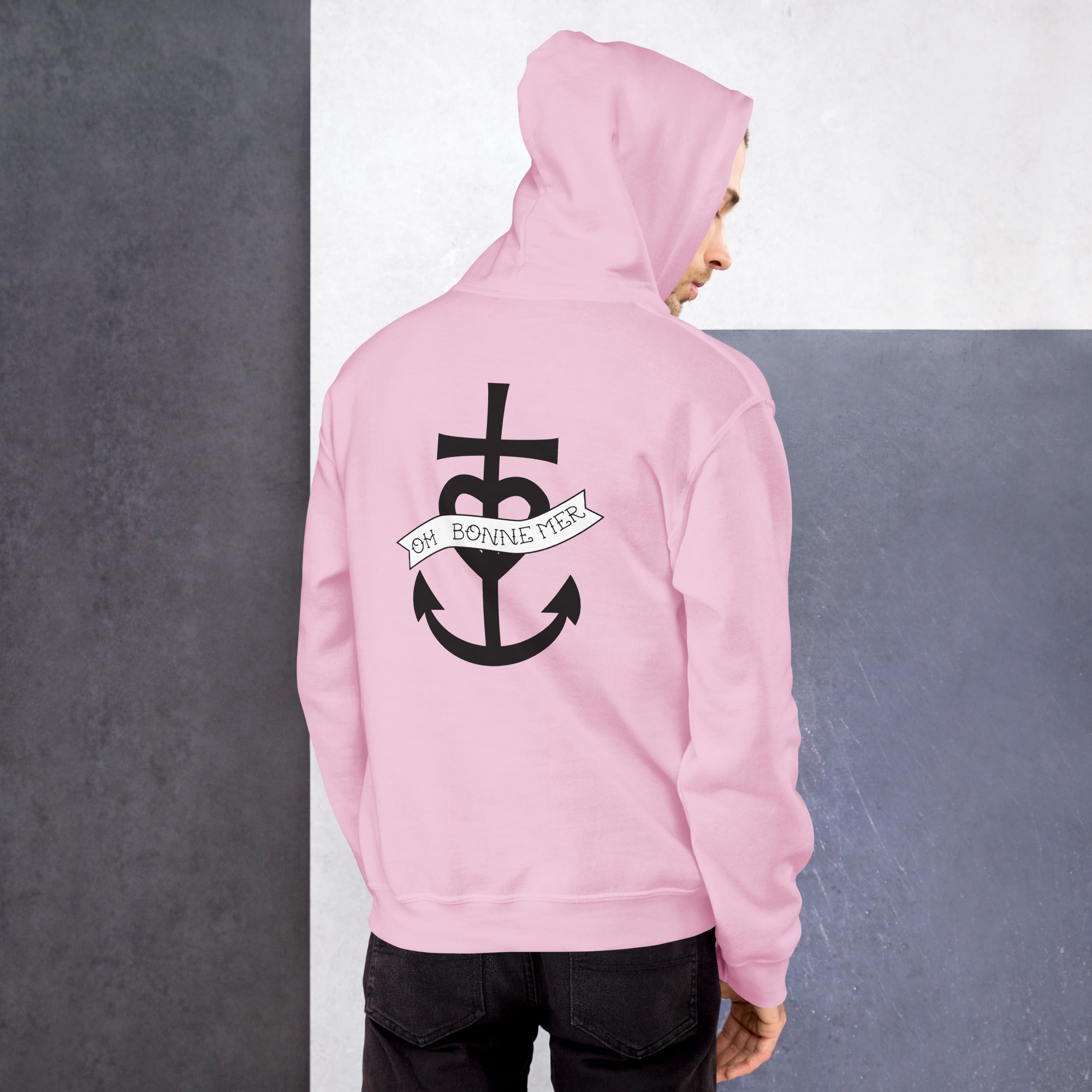 Unisex Hoodie Oh Bonne Mer 1 (front & back)