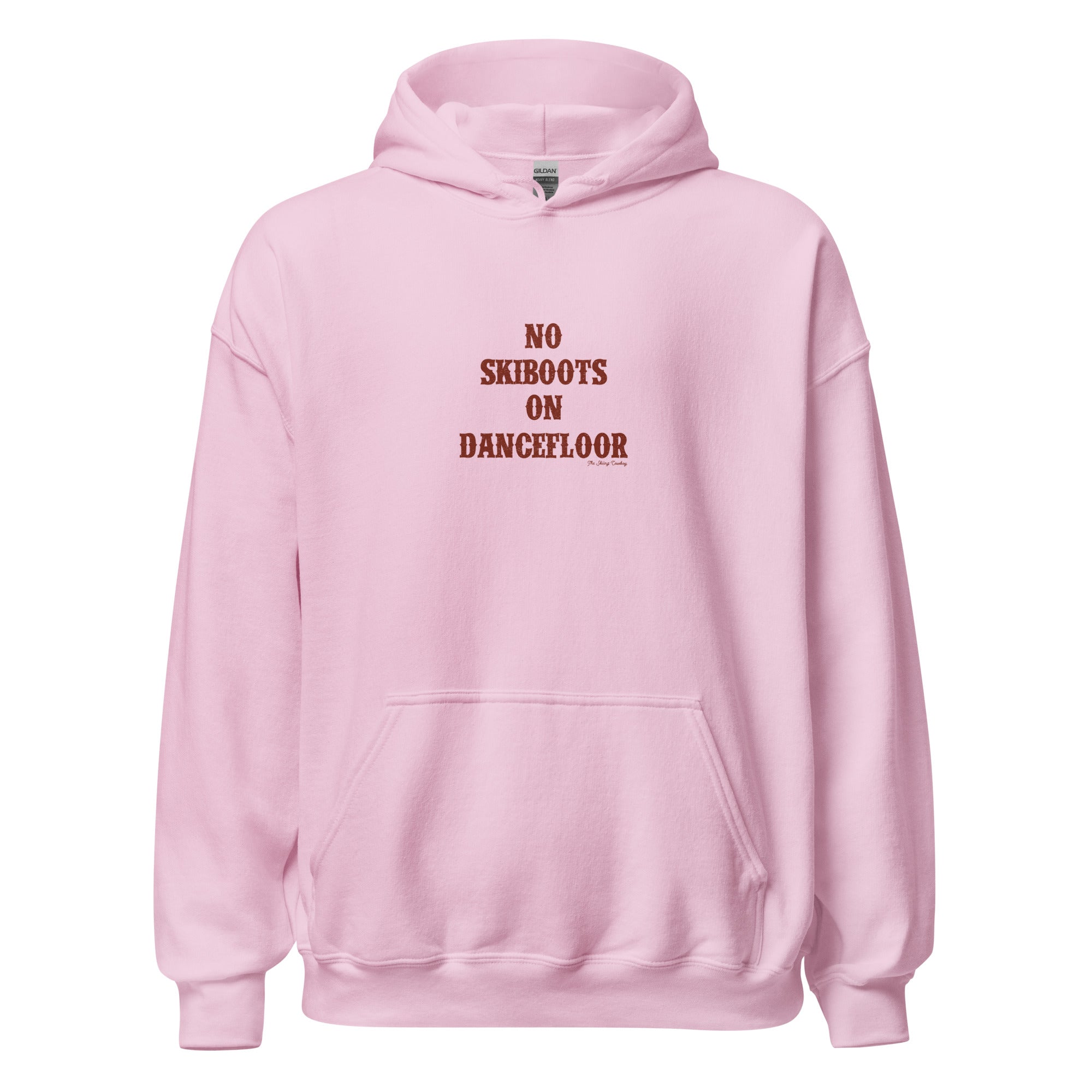 Unisex Hoodie No Skiboots on Dancefloor on light colors