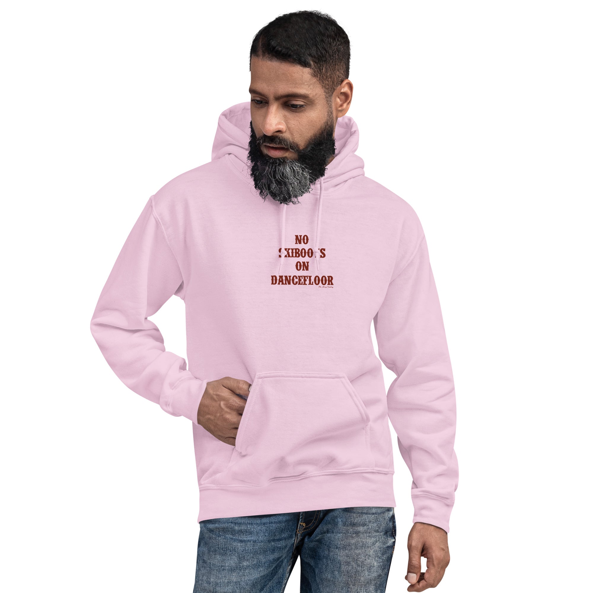 Unisex Hoodie No Skiboots on Dancefloor on light colors