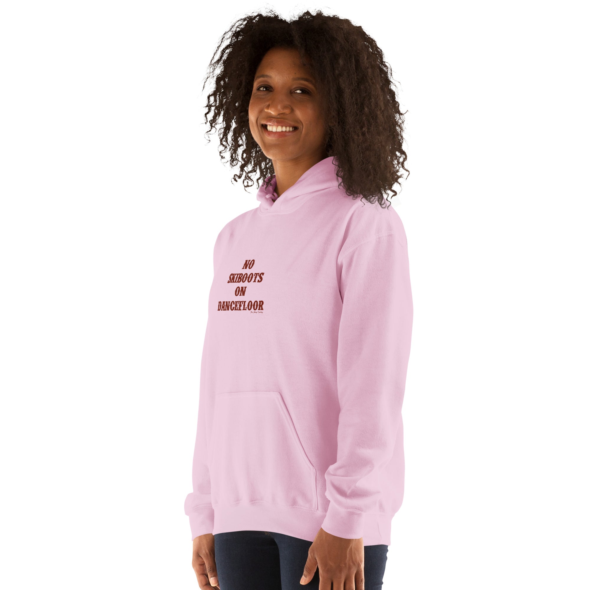 Unisex Hoodie No Skiboots on Dancefloor on light colors