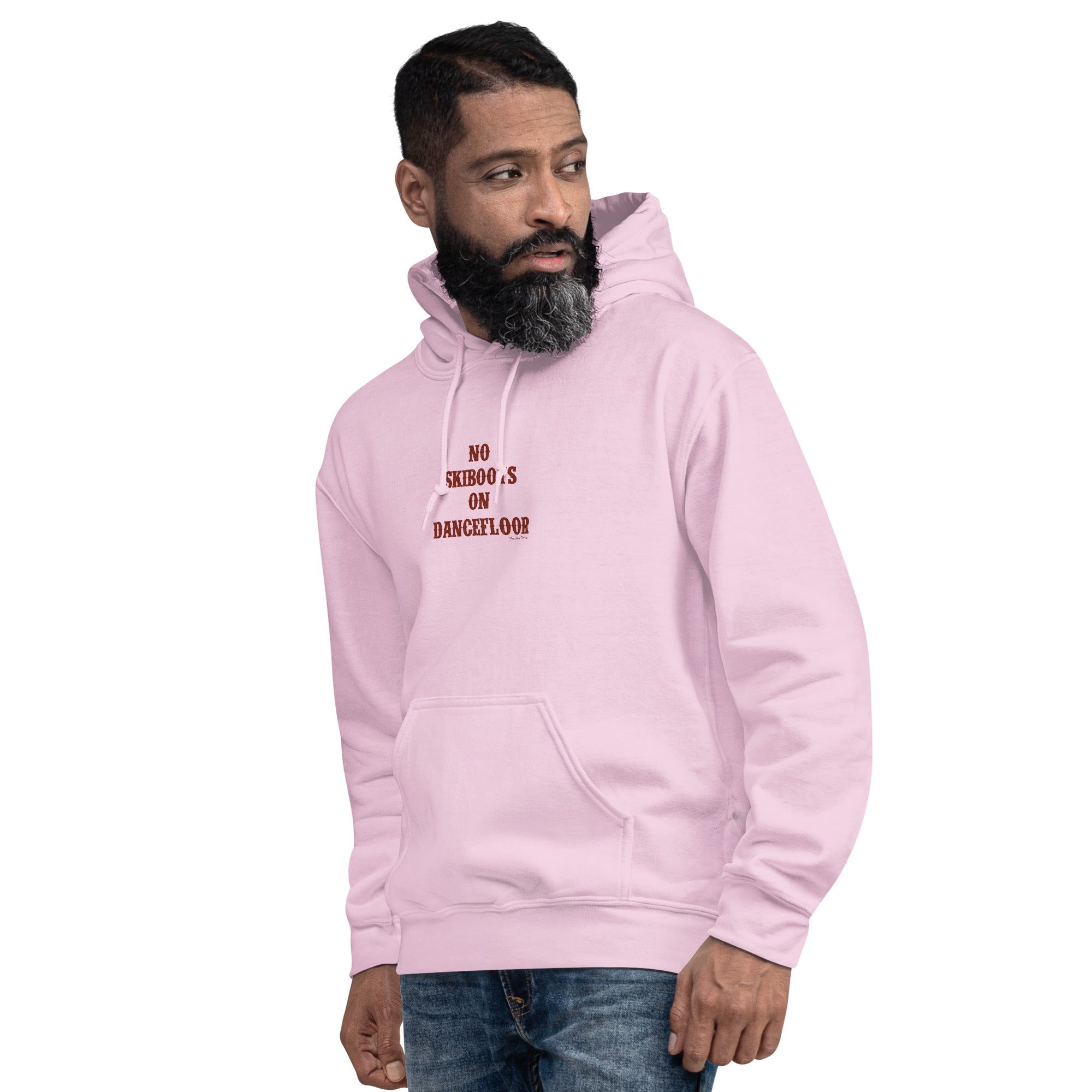 Unisex Hoodie No Skiboots on Dancefloor on light colors