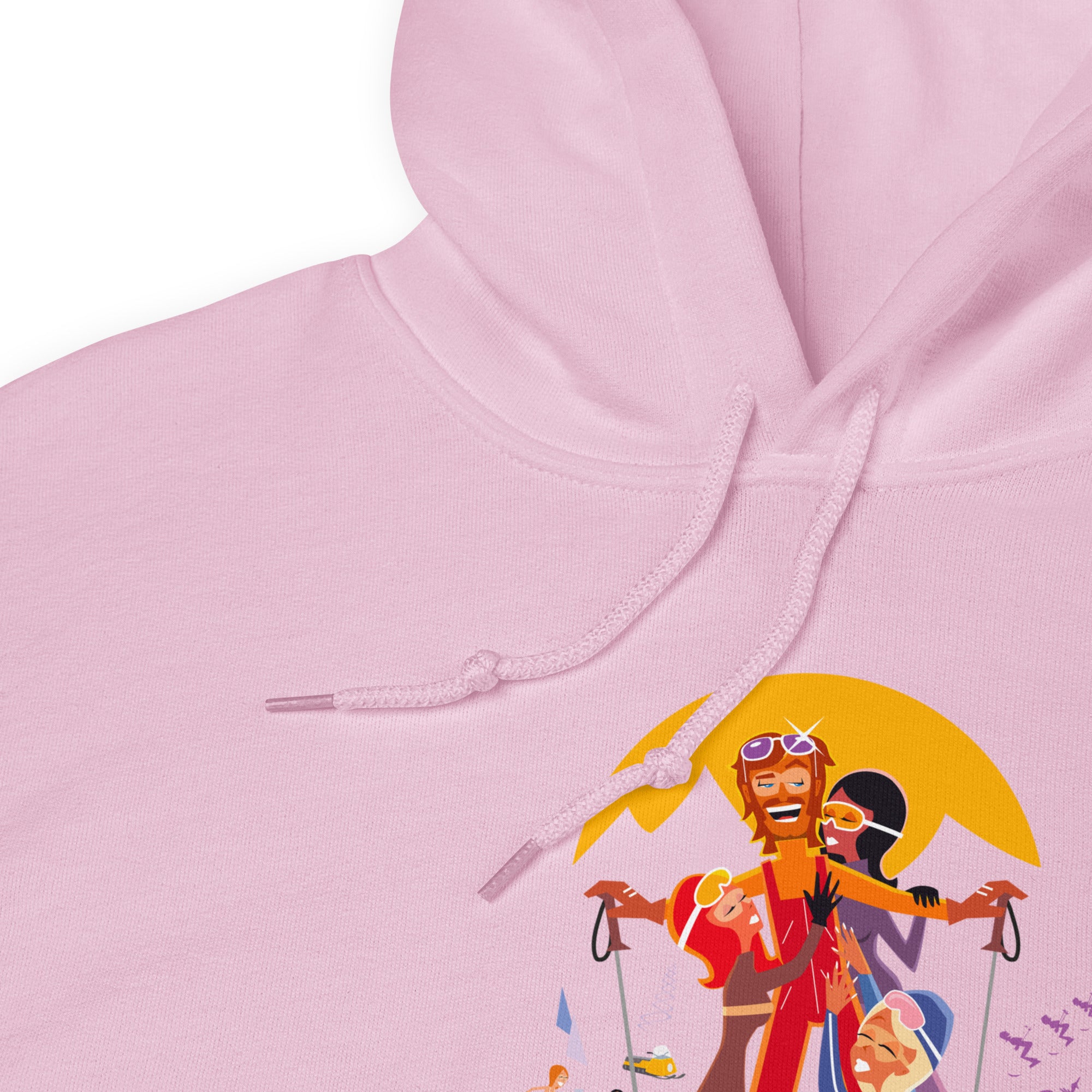 Sweat à capuche d'hiver unisexe Love Instructor First Lesson free sur couleurs claires