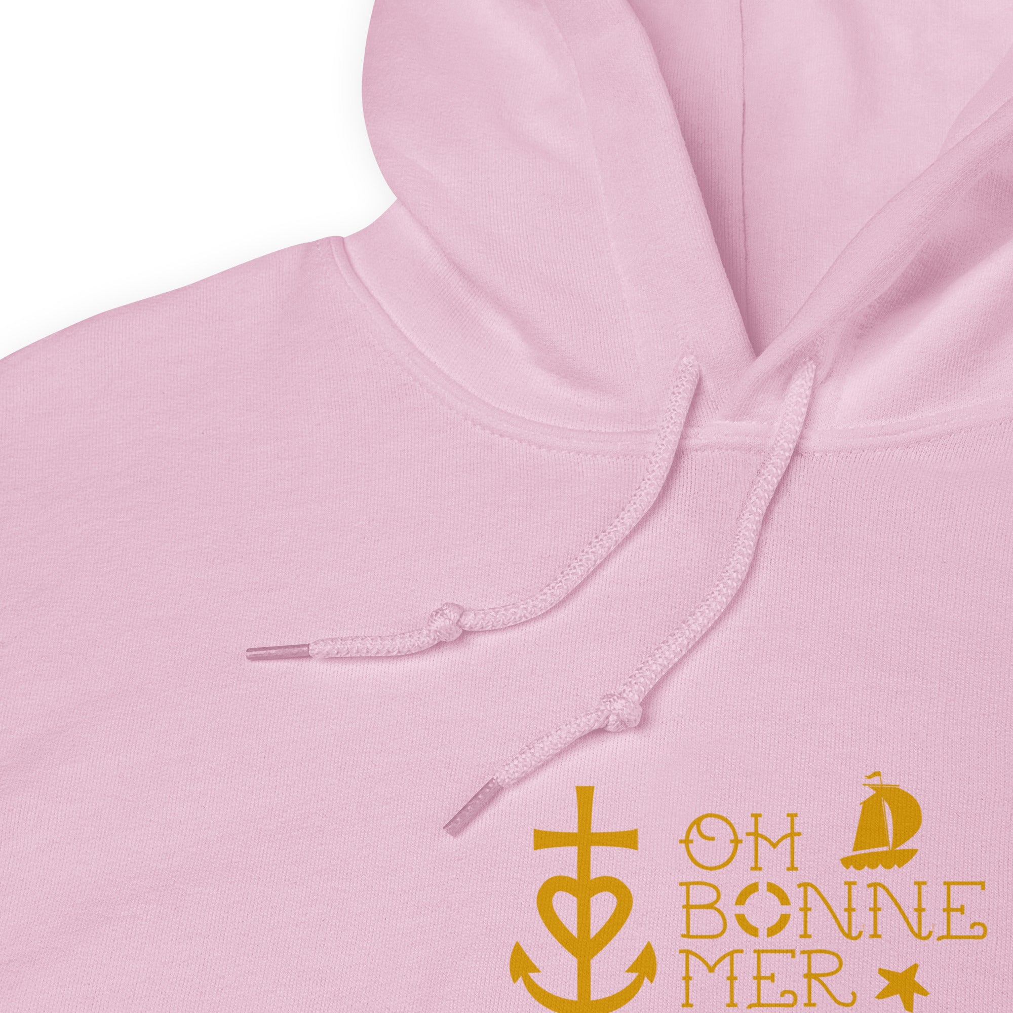 Sweat à capuche d'hiver unisexe Oh Bonne Mer 2 sur couleurs claires