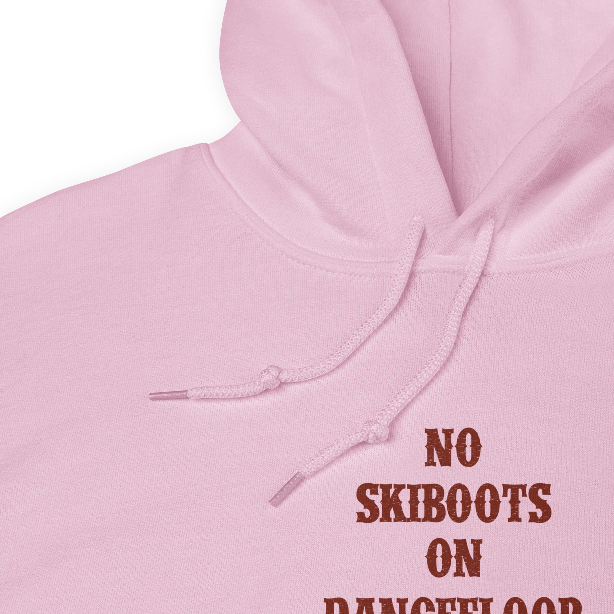 Unisex Hoodie No Skiboots on Dancefloor on light colors
