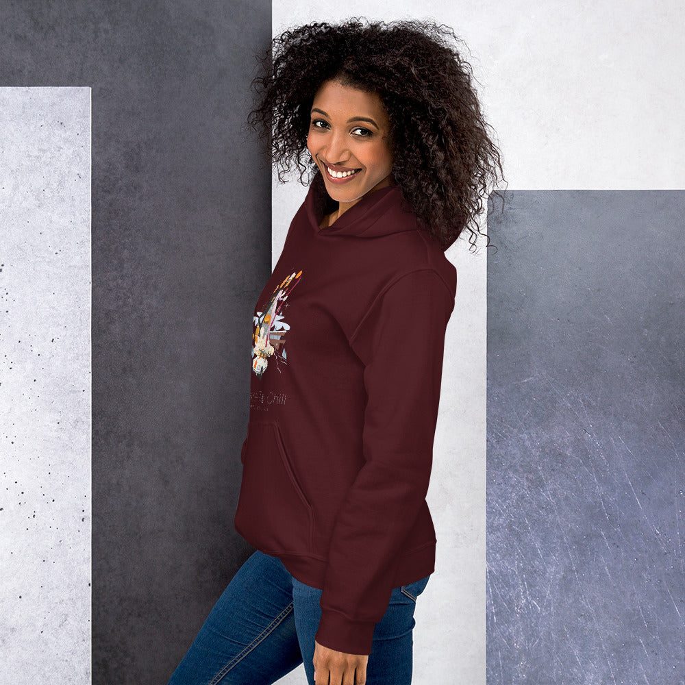 Sweat à capuche d'hiver unisexe License To Chill Mission Après-Ski sur couleurs foncées