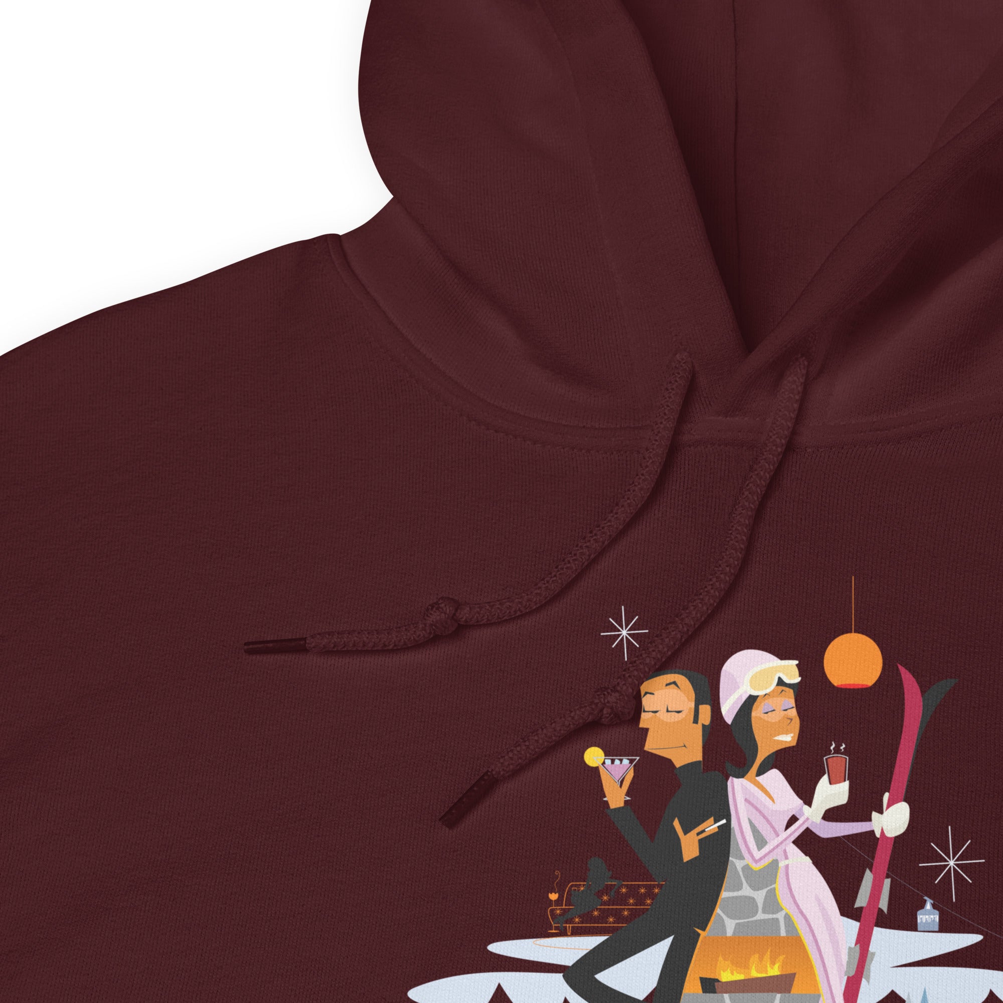 Sweat à capuche d'hiver unisexe License To Chill Mission Après-Ski sur couleurs foncées