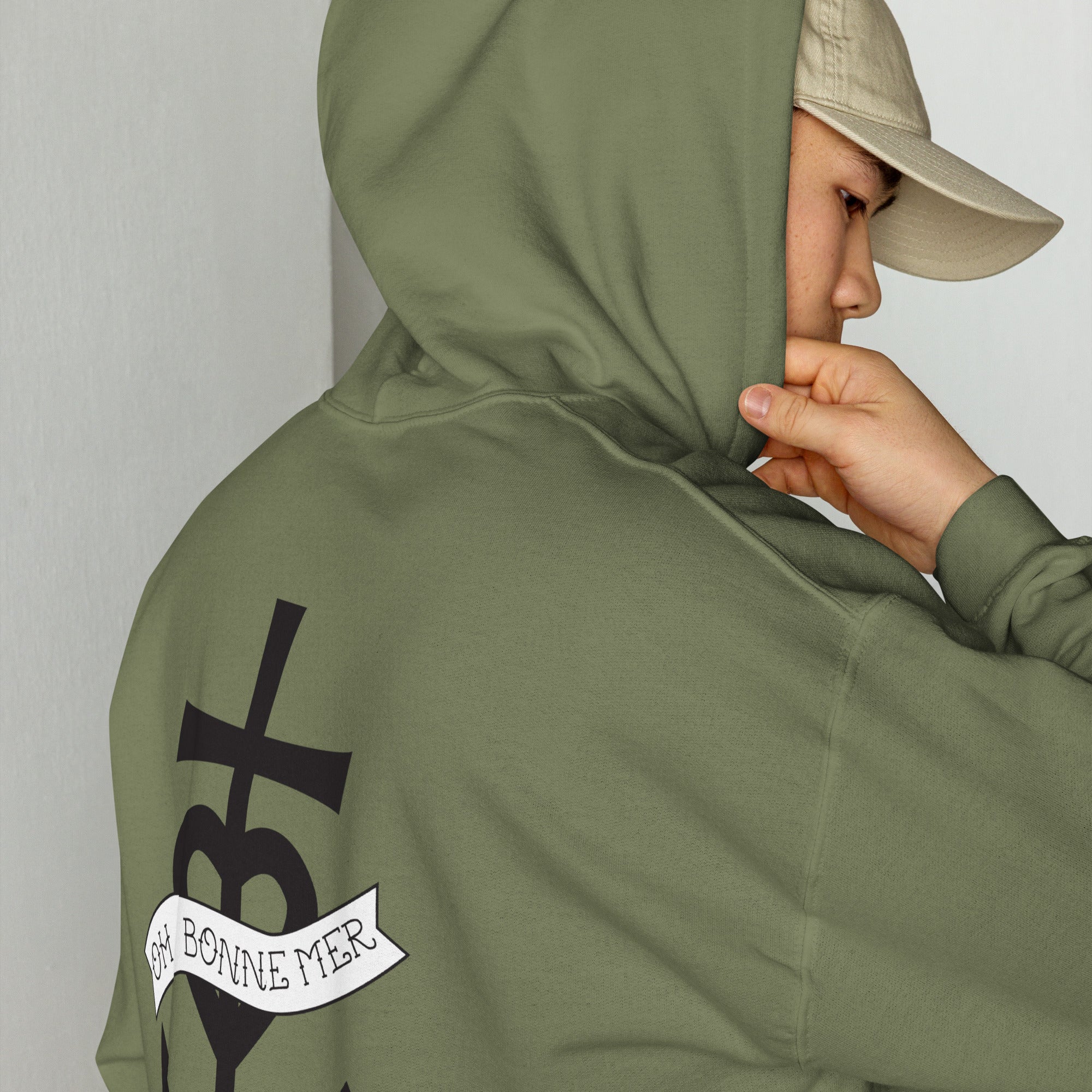 Unisex Hoodie Oh Bonne Mer 1 (front & back)