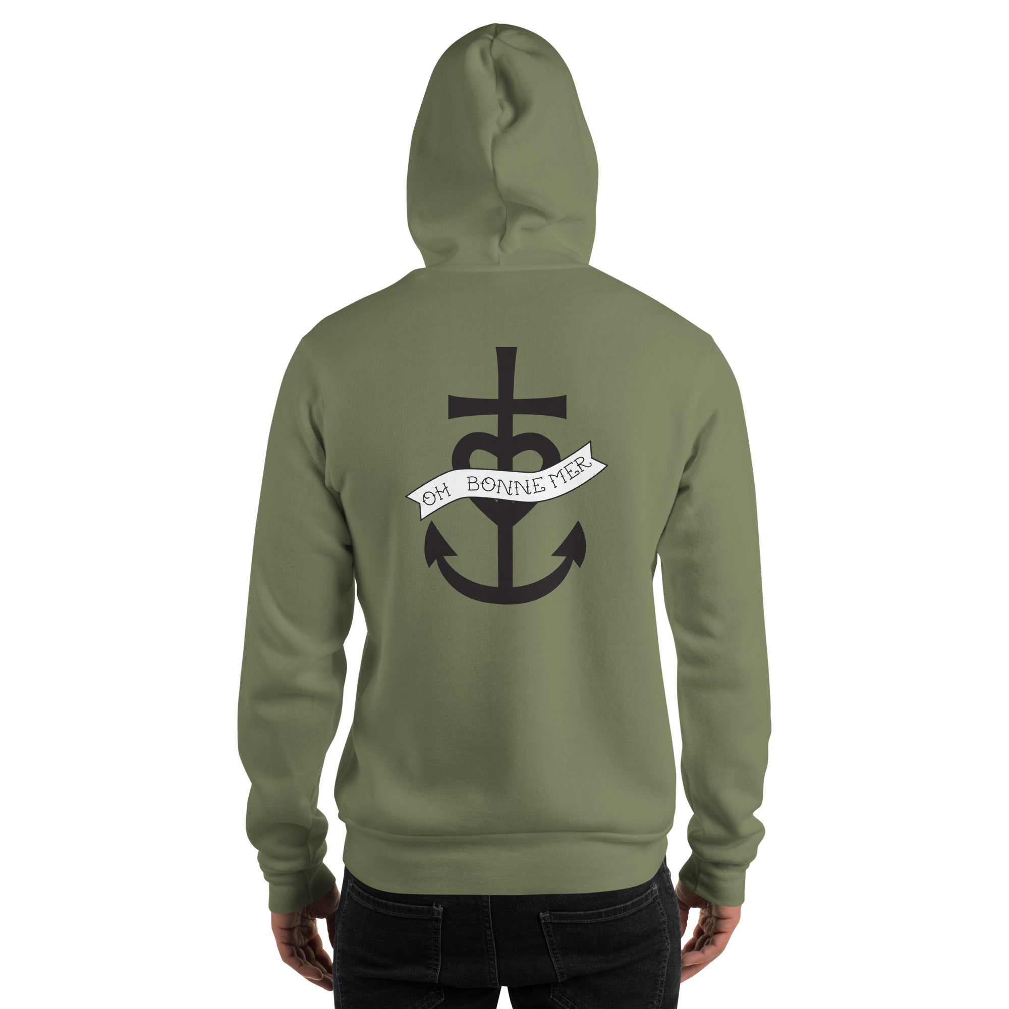Unisex Hoodie Oh Bonne Mer 1 (front & back)