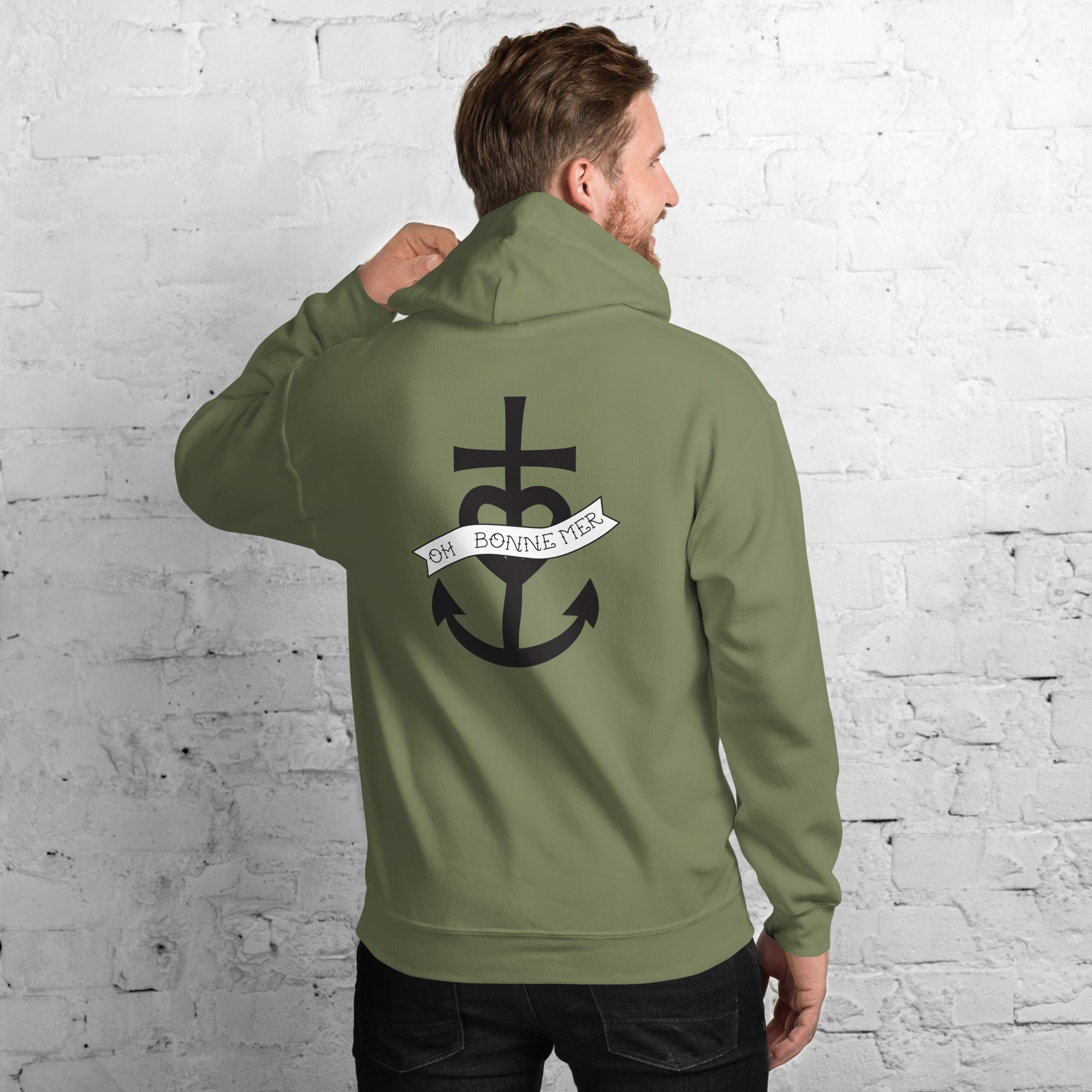 Unisex Hoodie Oh Bonne Mer 1 (front & back)