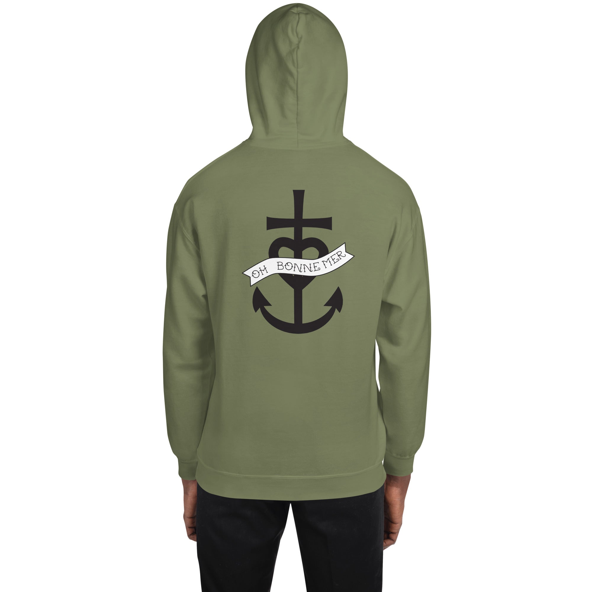 Unisex Hoodie Oh Bonne Mer 1 (front & back)