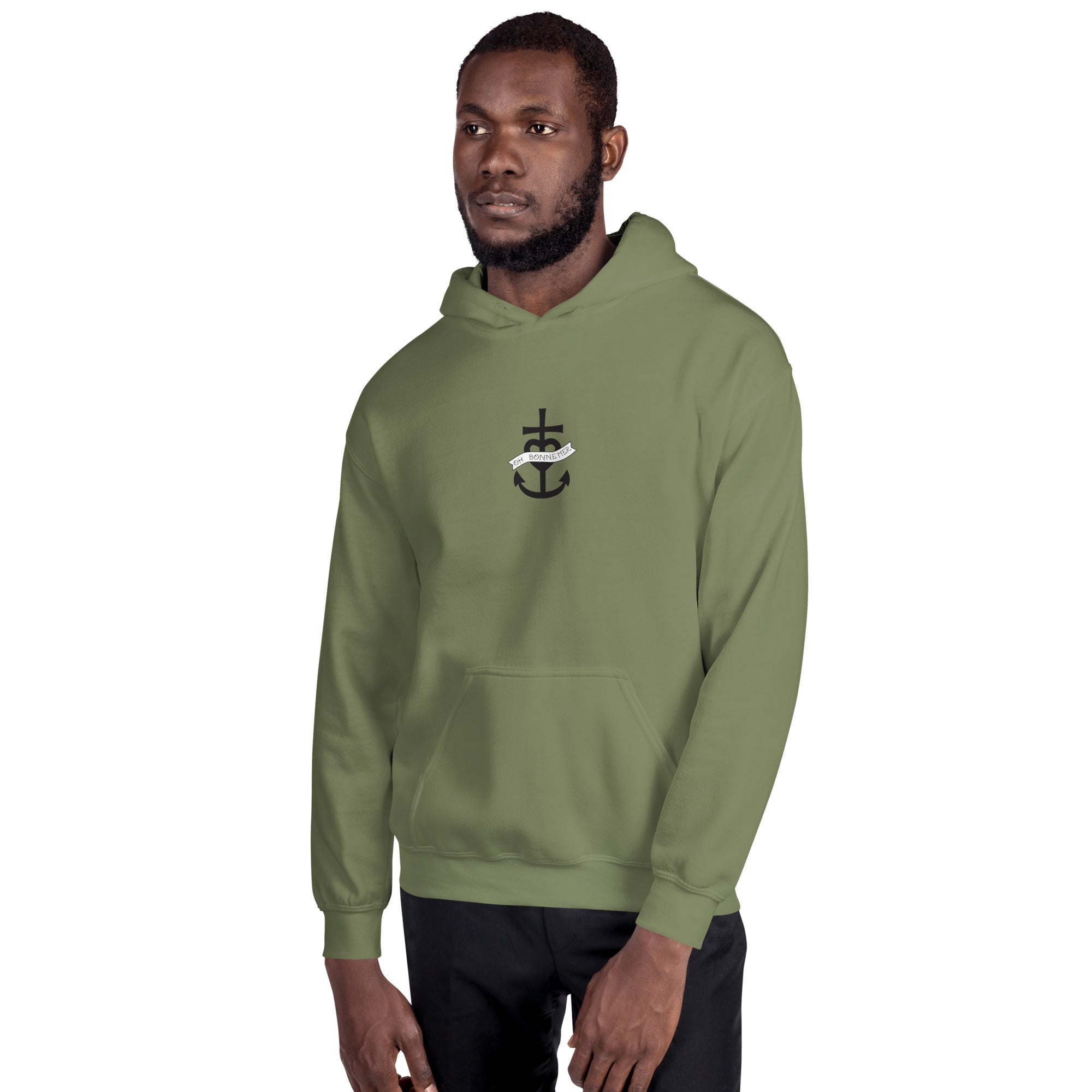 Unisex Hoodie Oh Bonne Mer 1 (front & back)