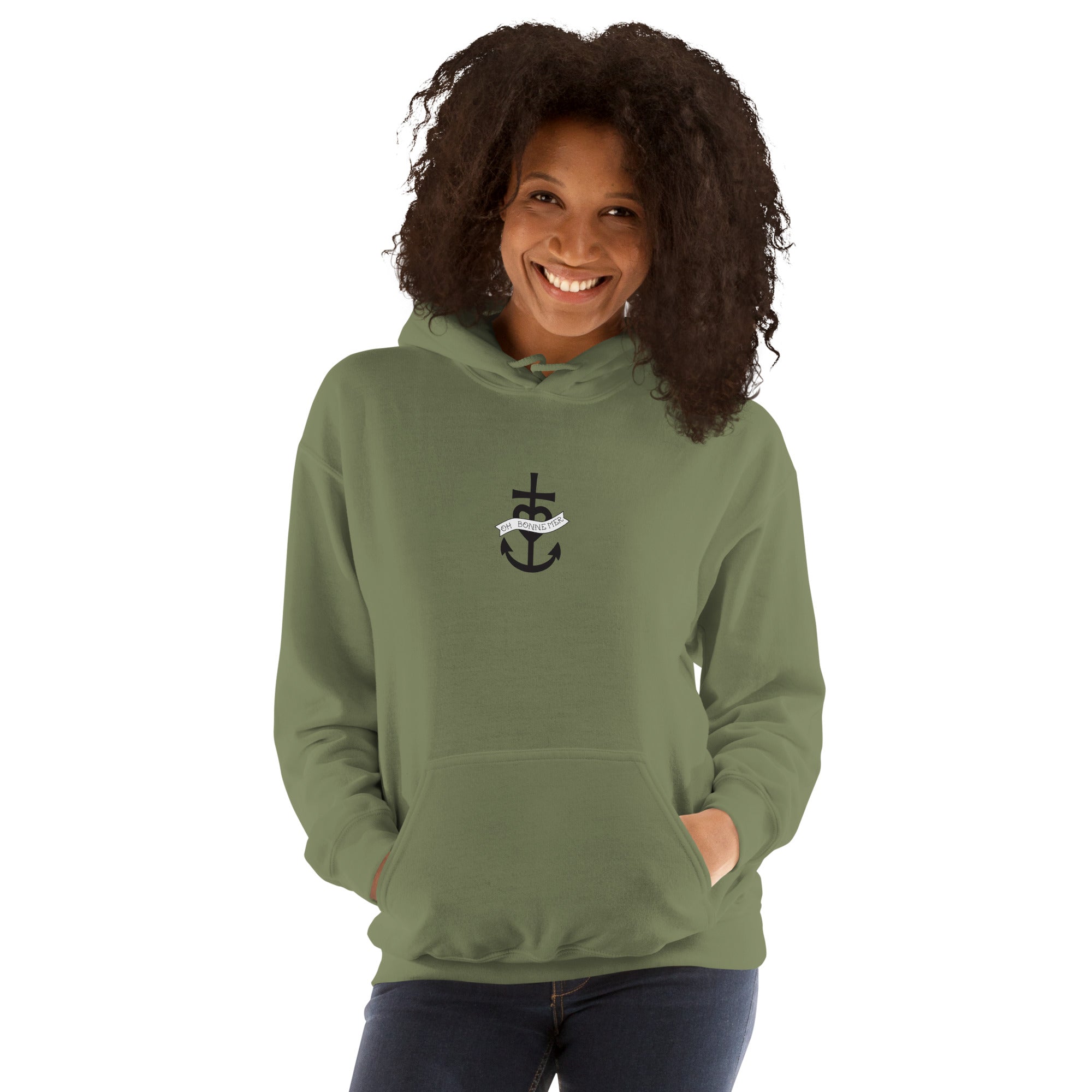 Unisex Hoodie Oh Bonne Mer 1 (front & back)