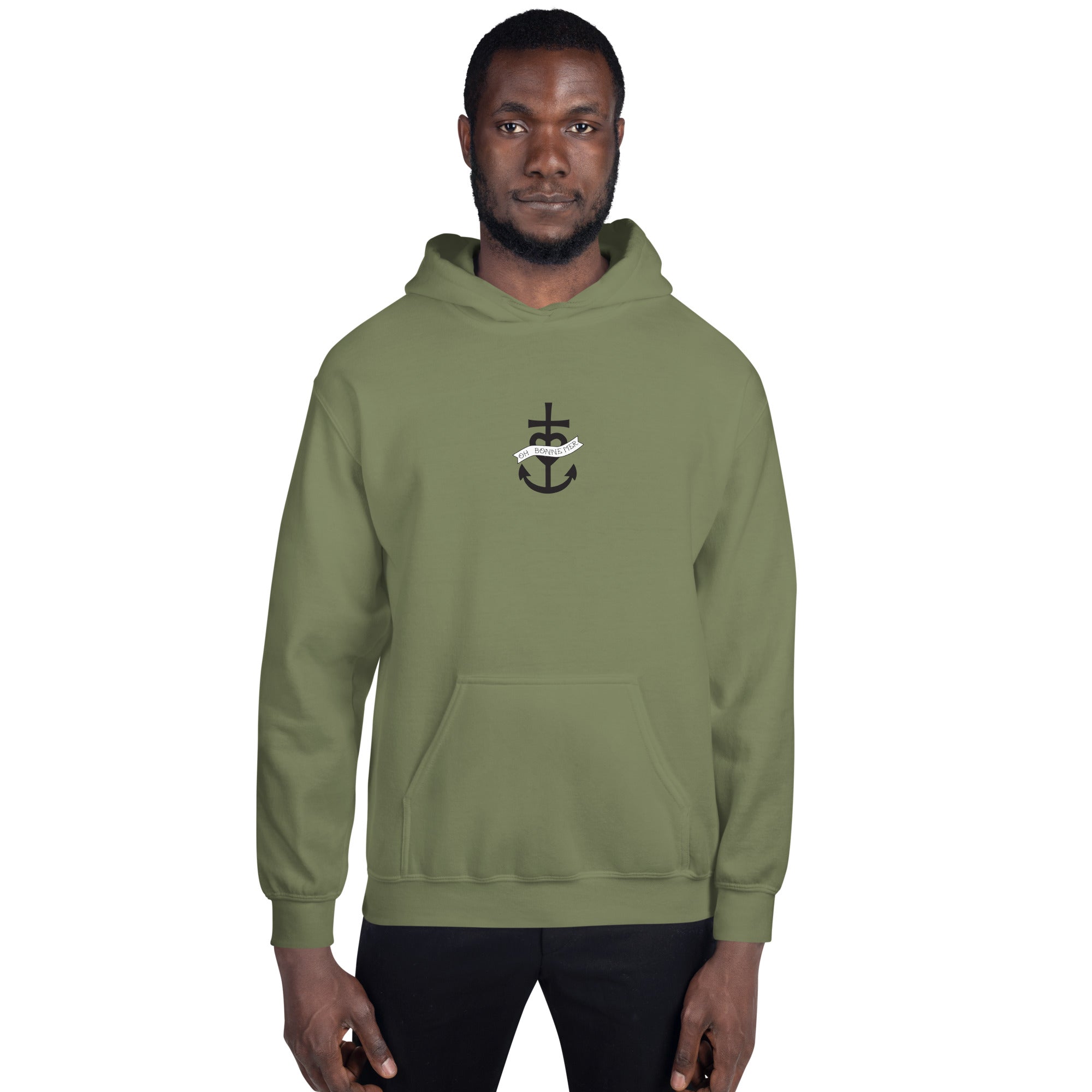 Unisex Hoodie Oh Bonne Mer 1 (front & back)