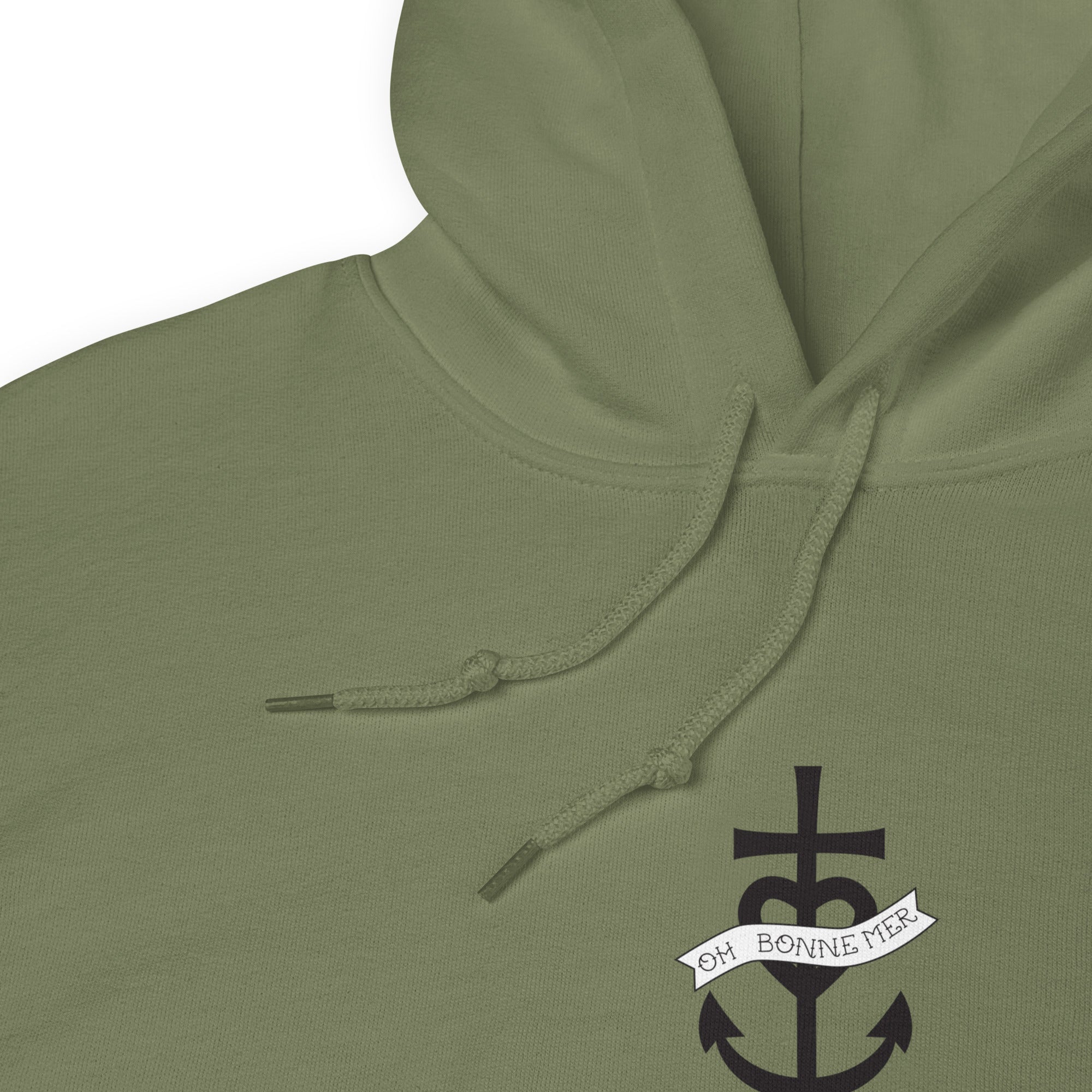 Unisex Hoodie Oh Bonne Mer 1 (front & back)