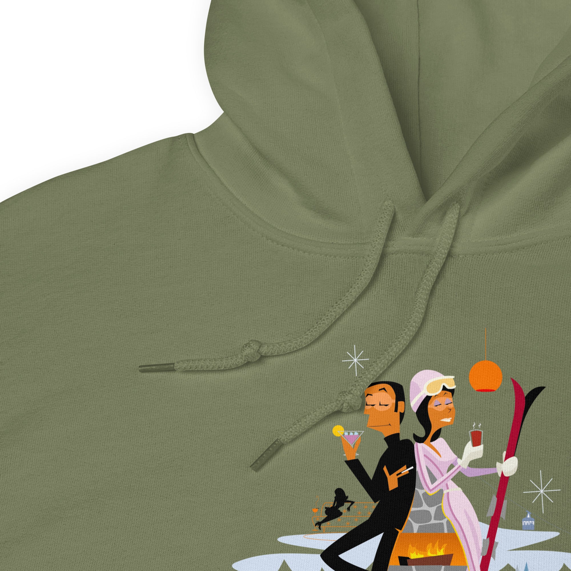 Sweat à capuche d'hiver unisexe License To Chill Mission Après-Ski sur couleurs foncées