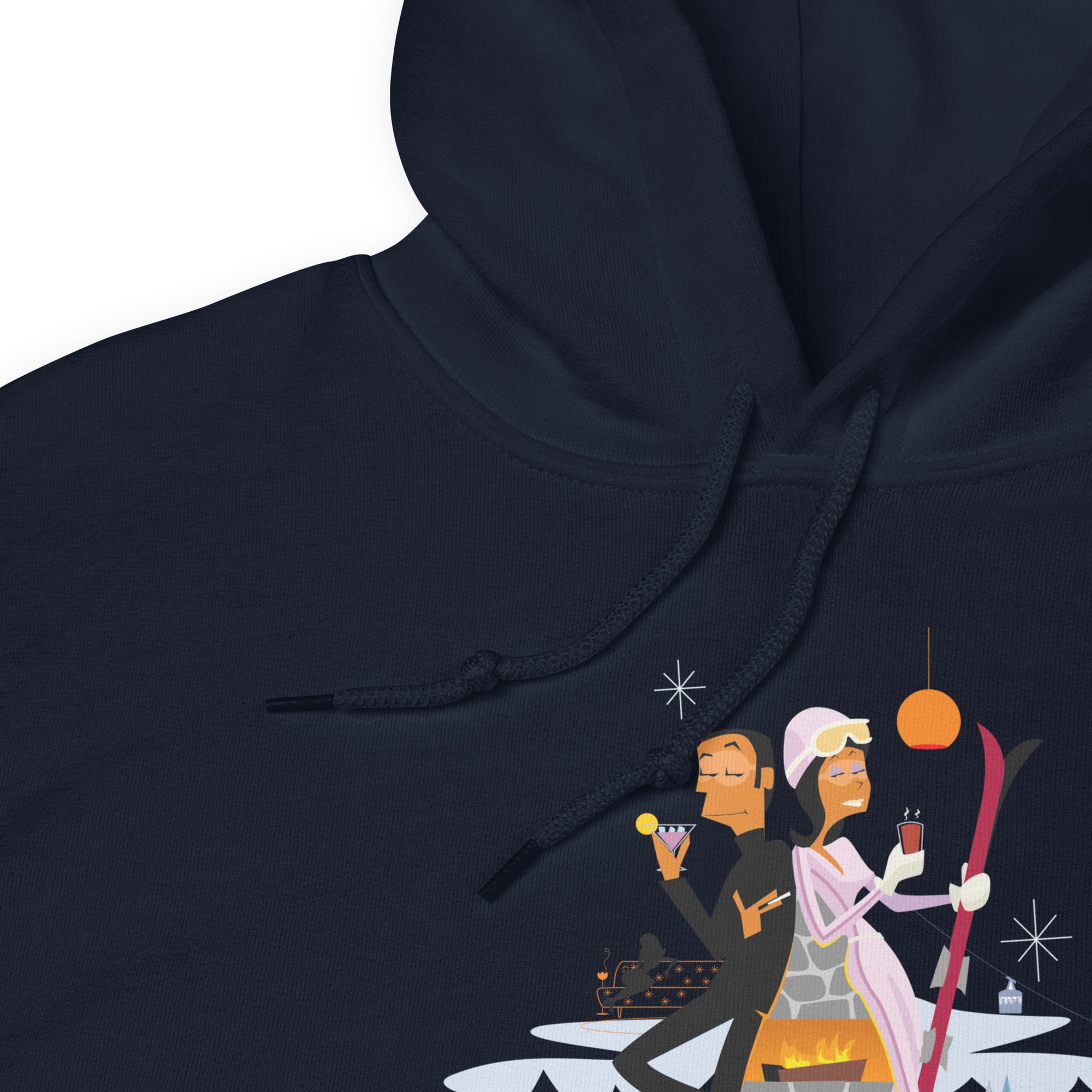 Sweat à capuche d'hiver unisexe License To Chill Mission Après-Ski sur couleurs foncées