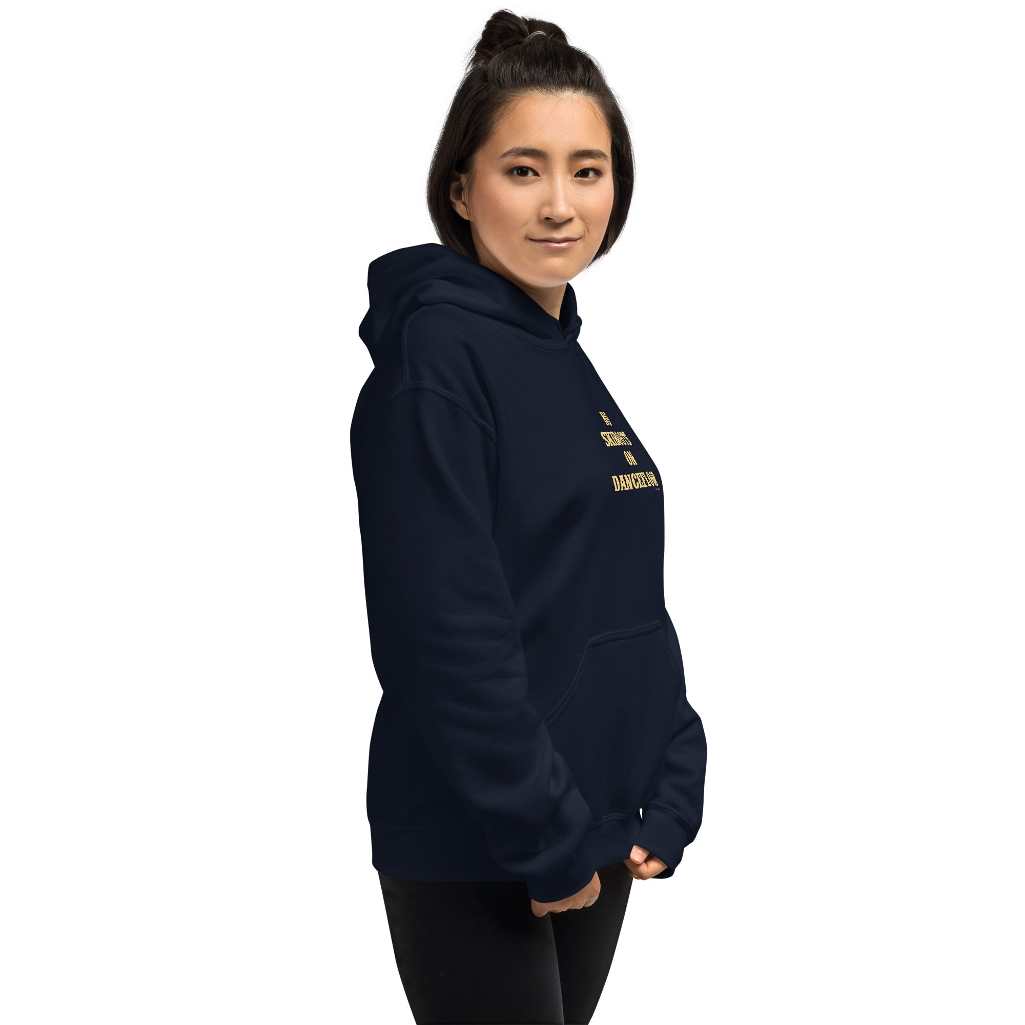 Unisex Hoodie No Skiboots on Dancefloor on dark colors