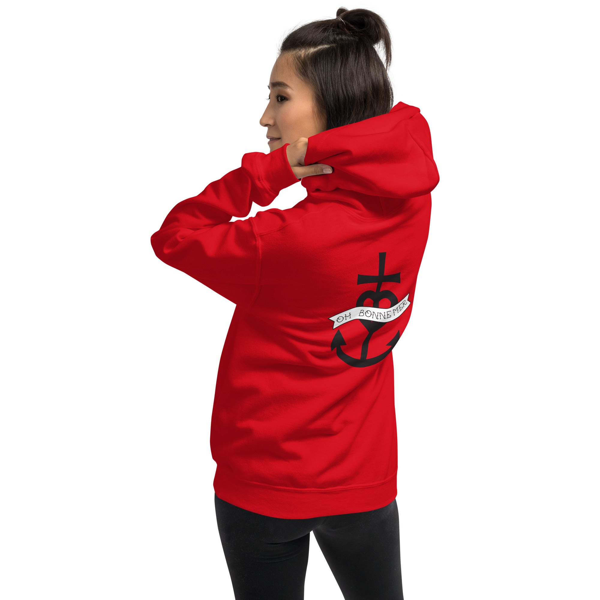 Unisex Hoodie Oh Bonne Mer 1 (front & back)