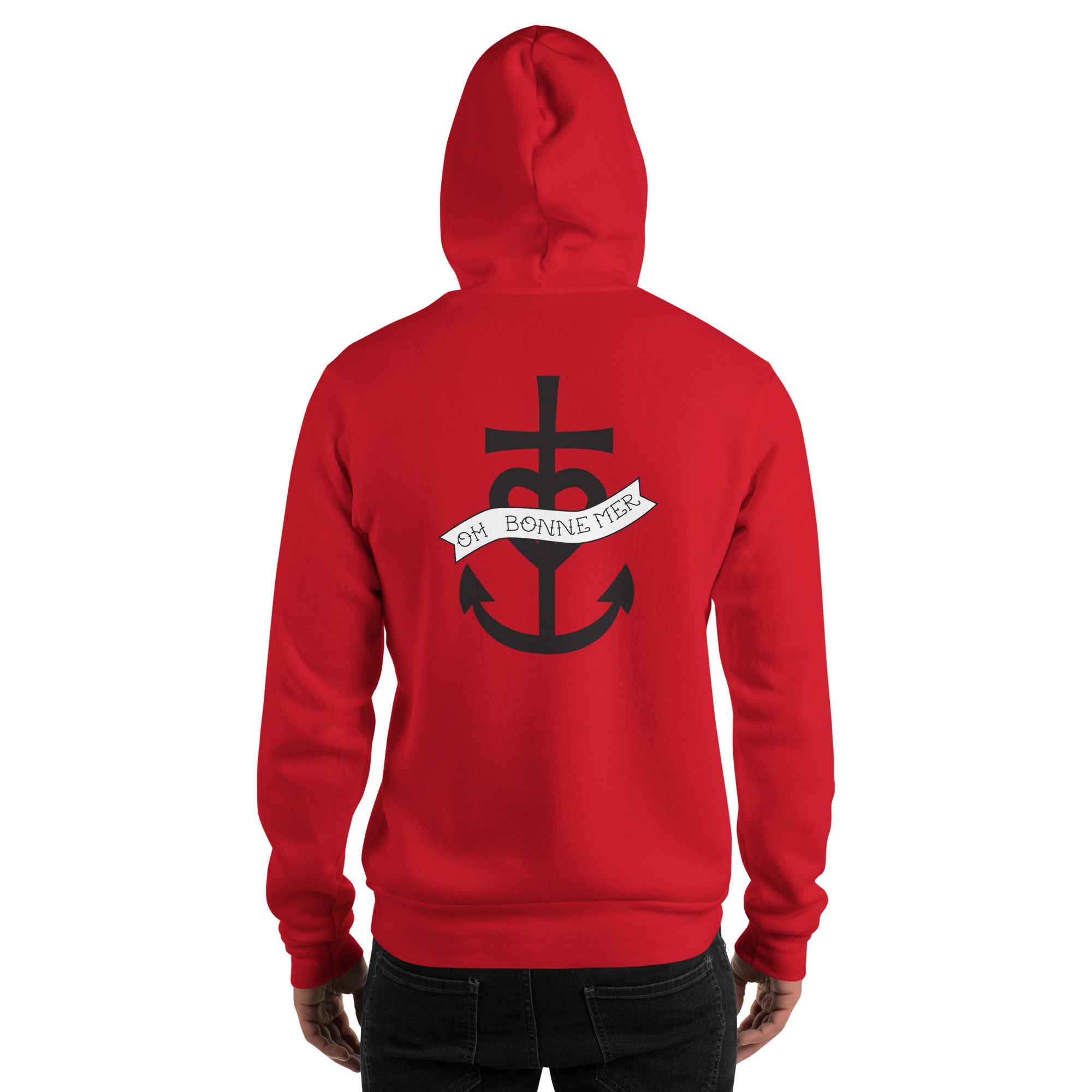 Unisex Hoodie Oh Bonne Mer 1 (front & back)