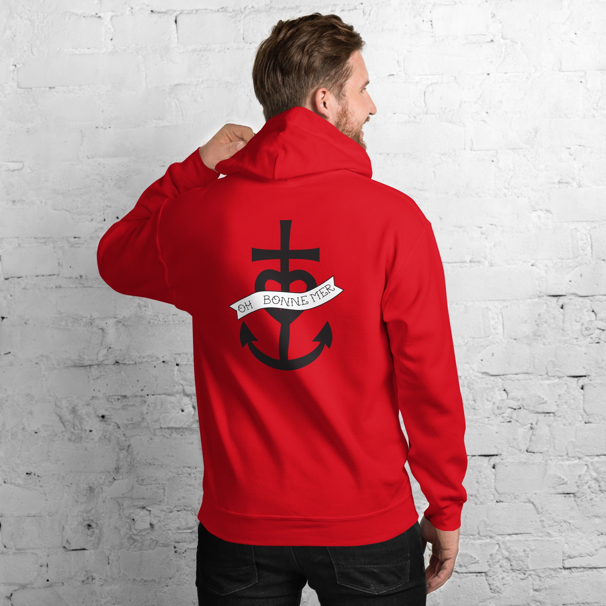 Unisex Hoodie Oh Bonne Mer 1 (front & back)