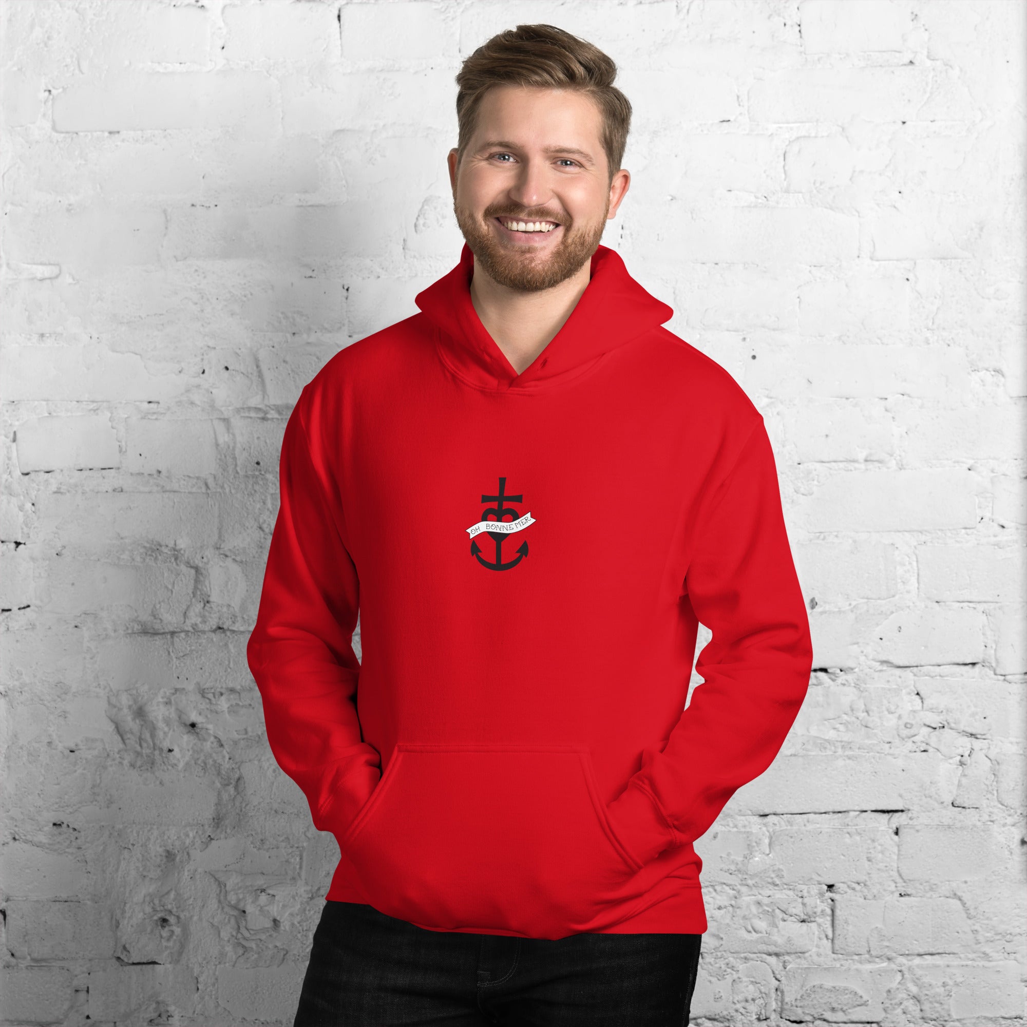 Unisex Hoodie Oh Bonne Mer 1 (front & back)