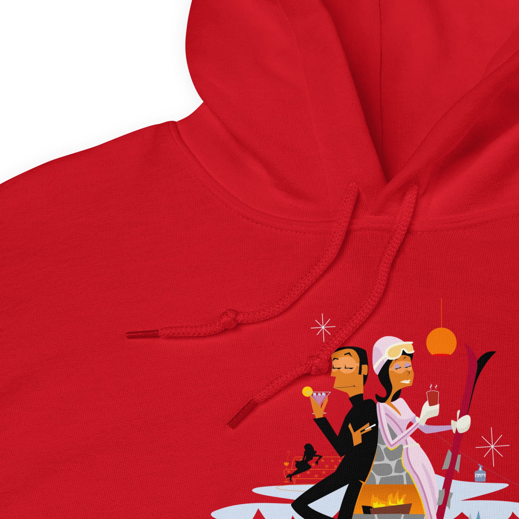 Sweat à capuche d'hiver unisexe License To Chill Mission Après-Ski sur couleurs vives