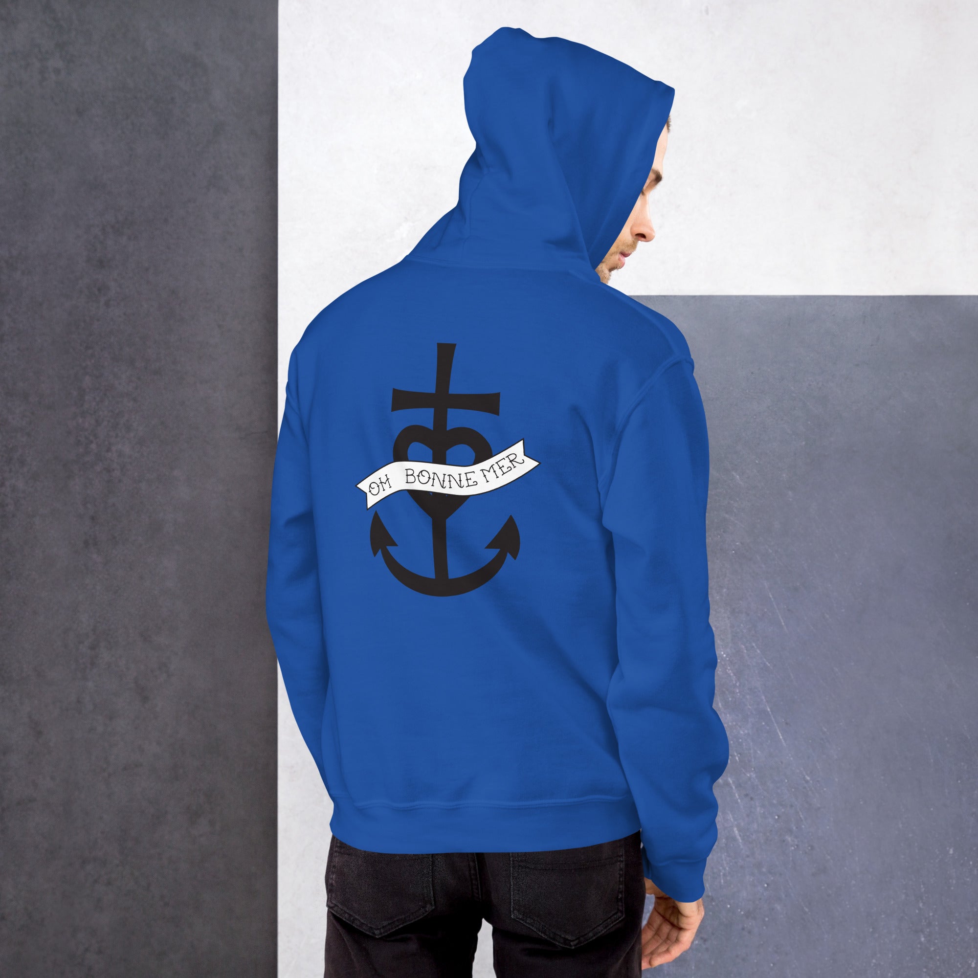 Unisex Hoodie Oh Bonne Mer 1 (front & back)