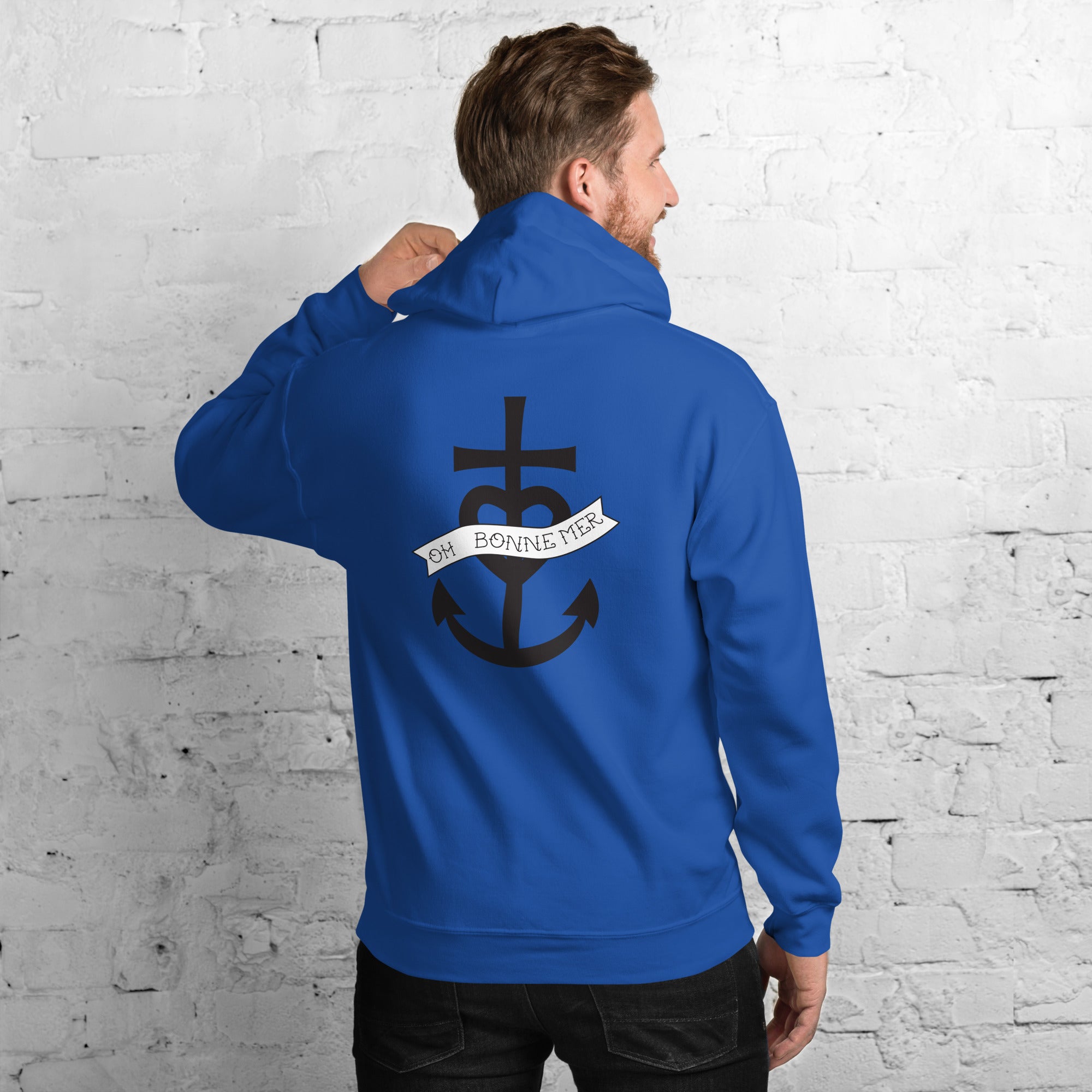 Unisex Hoodie Oh Bonne Mer 1 (front & back)