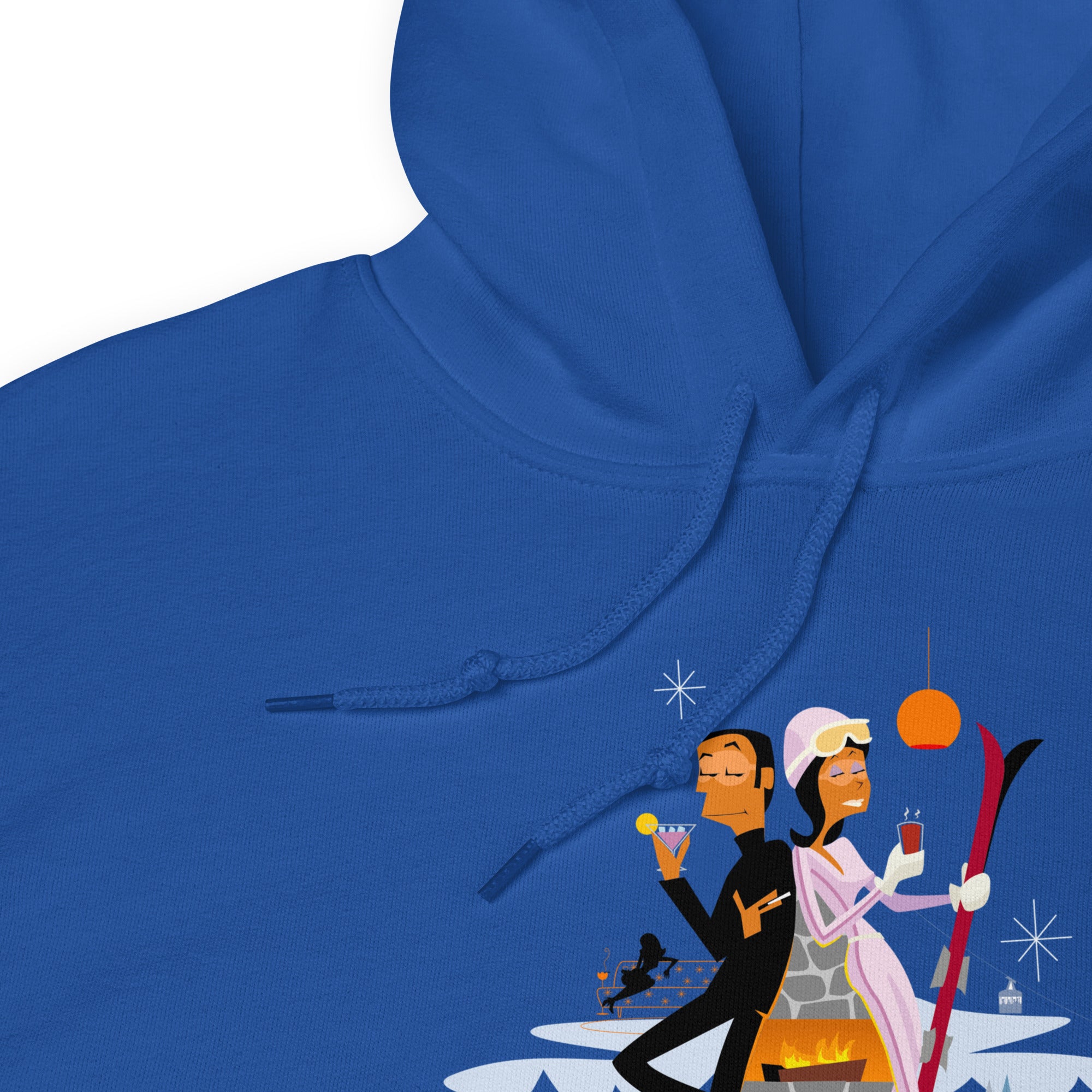 Sweat à capuche d'hiver unisexe License To Chill Mission Après-Ski sur couleurs vives