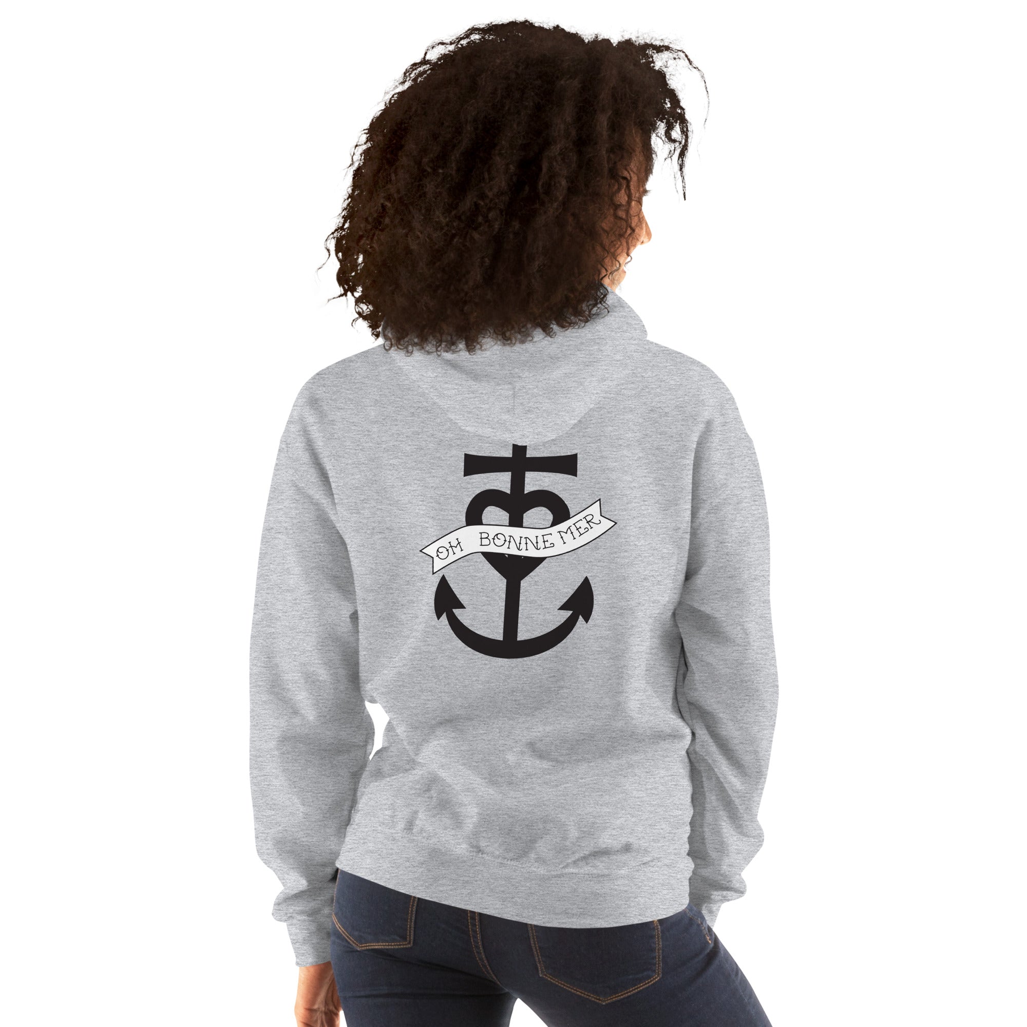 Unisex Hoodie Oh Bonne Mer 1 (front & back)